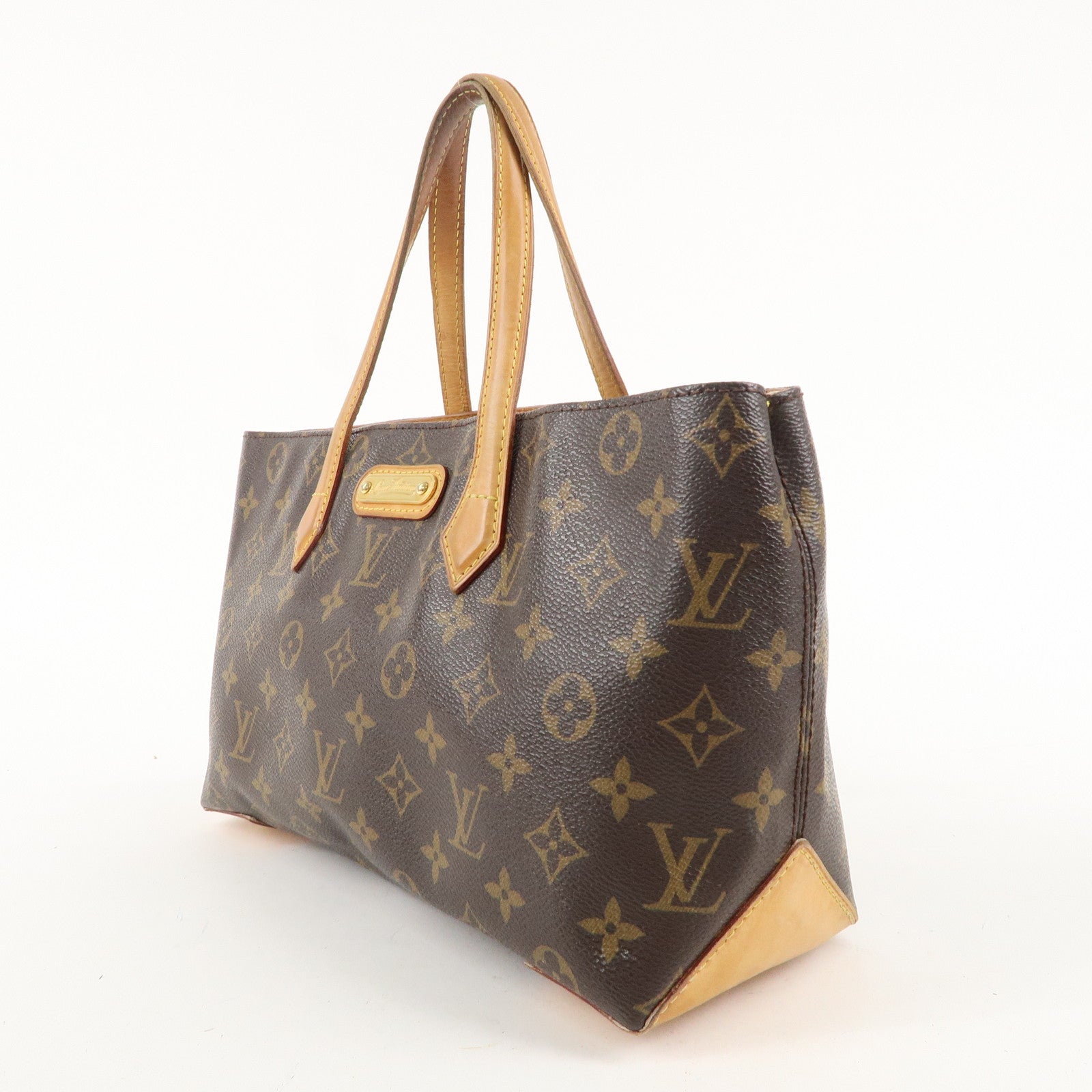 Louis Vuitton Monogram Wilshire PM Hand Bag Tote Bag M45643