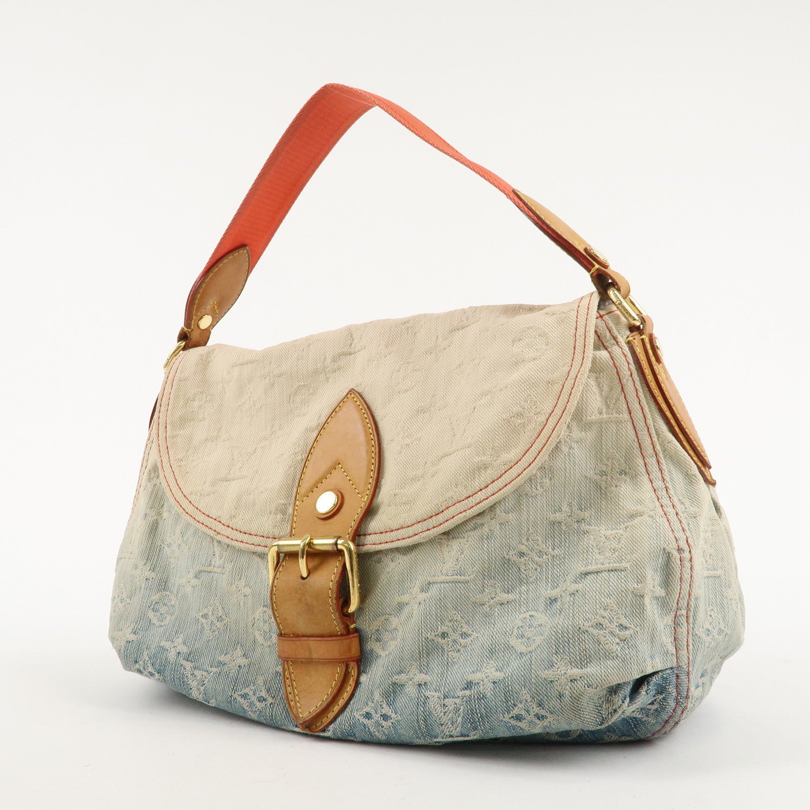 Louis Vuitton Monogram Denim Sunray Shoulder Bag M40416