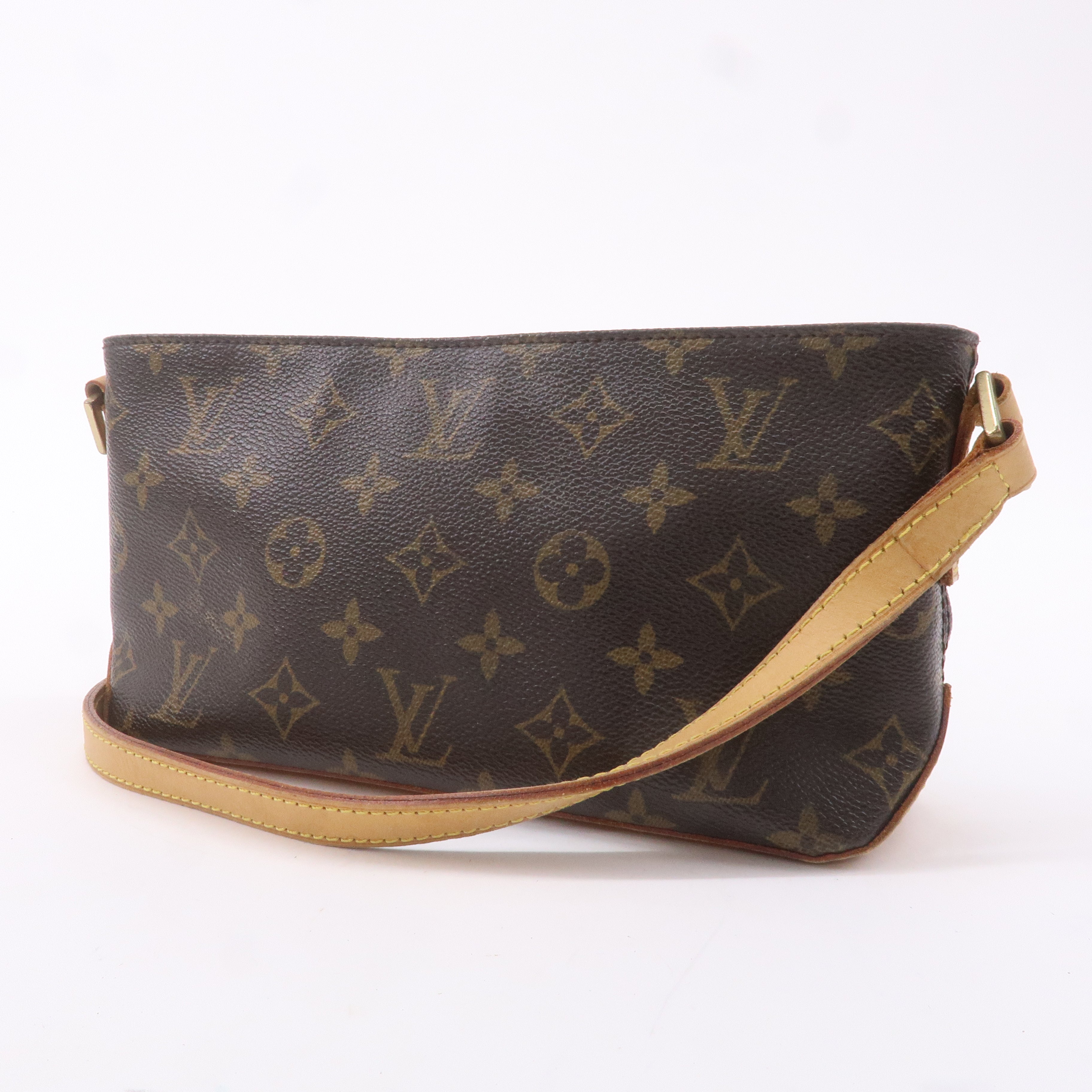 Louis Vuitton Monogram Trotteur Shoulder Bag Brown M51240