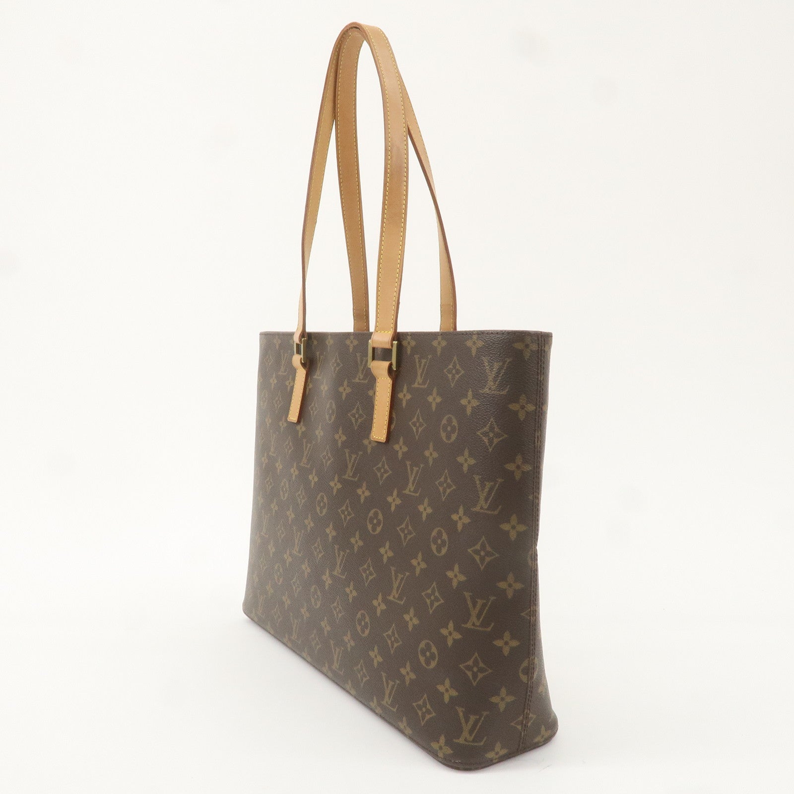 Louis Vuitton Monogram Luco Tote Bag Brown M51155