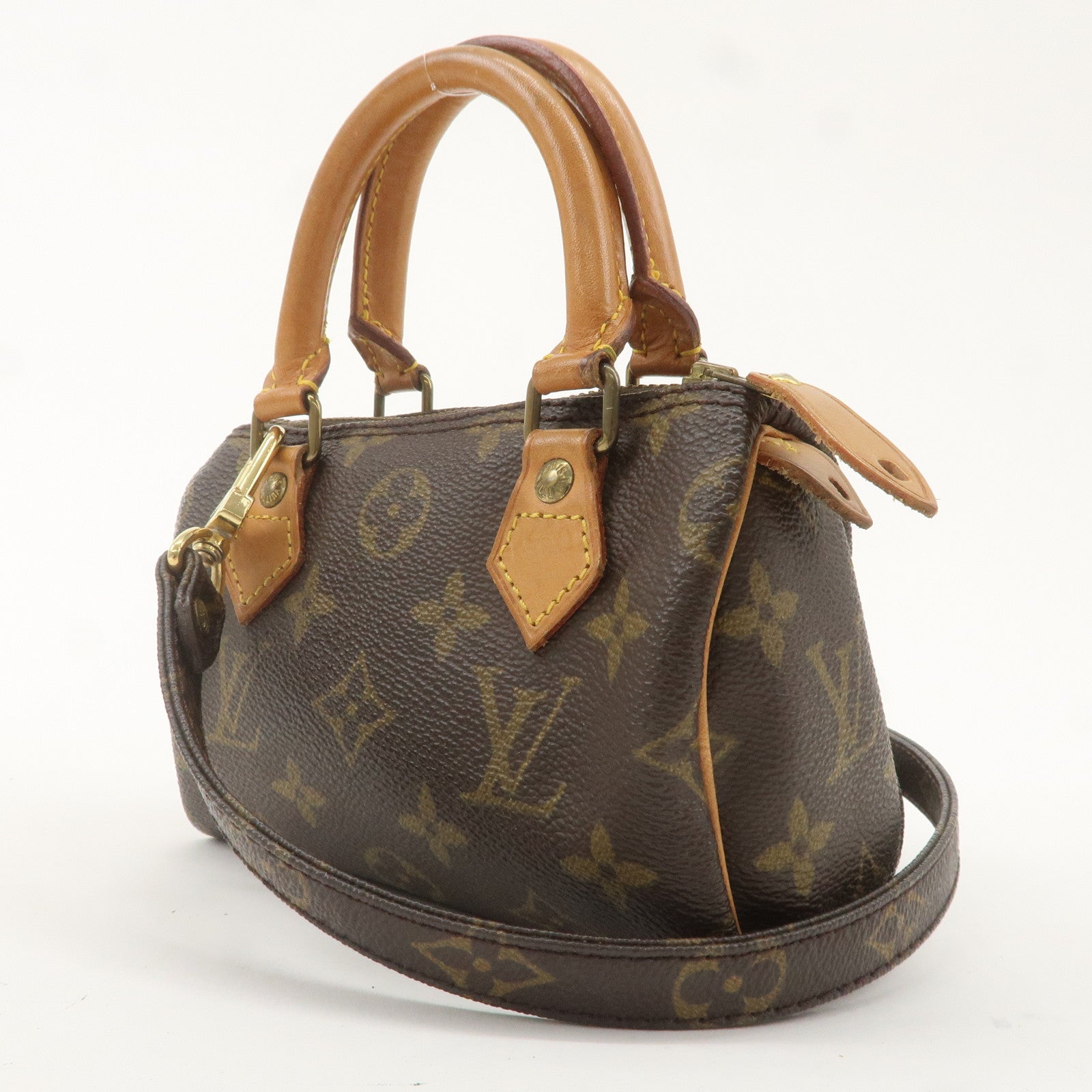 Louis Vuitton Monogram Mini Speedy 
Strap M41534 J75010