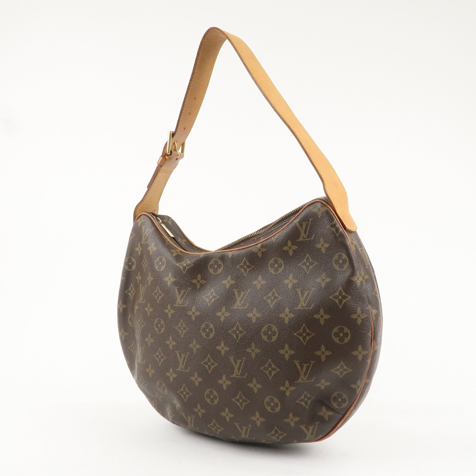 Louis Vuitton Monogram Croissant GM Shoulder Bag Brown M51511