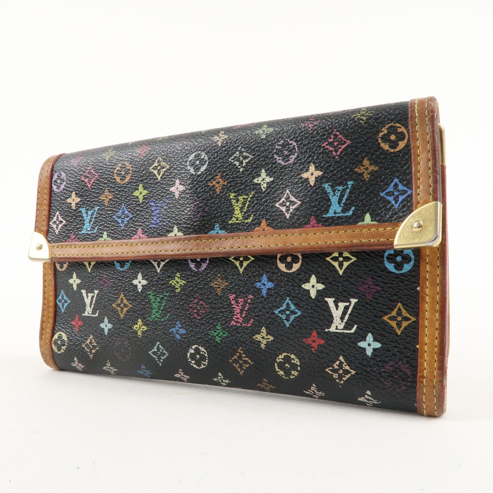 Louis Vuitton Set of 2 Monogram Porte Tresor Wallet M61215 M92658