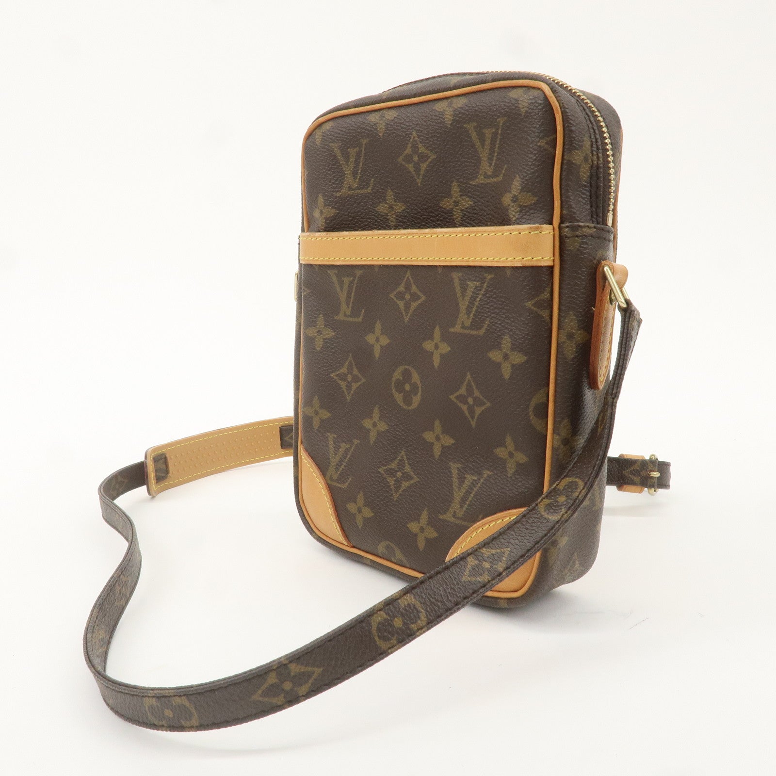 Louis Vuitton Monogram Danube Shoulder Bag Brown M45266