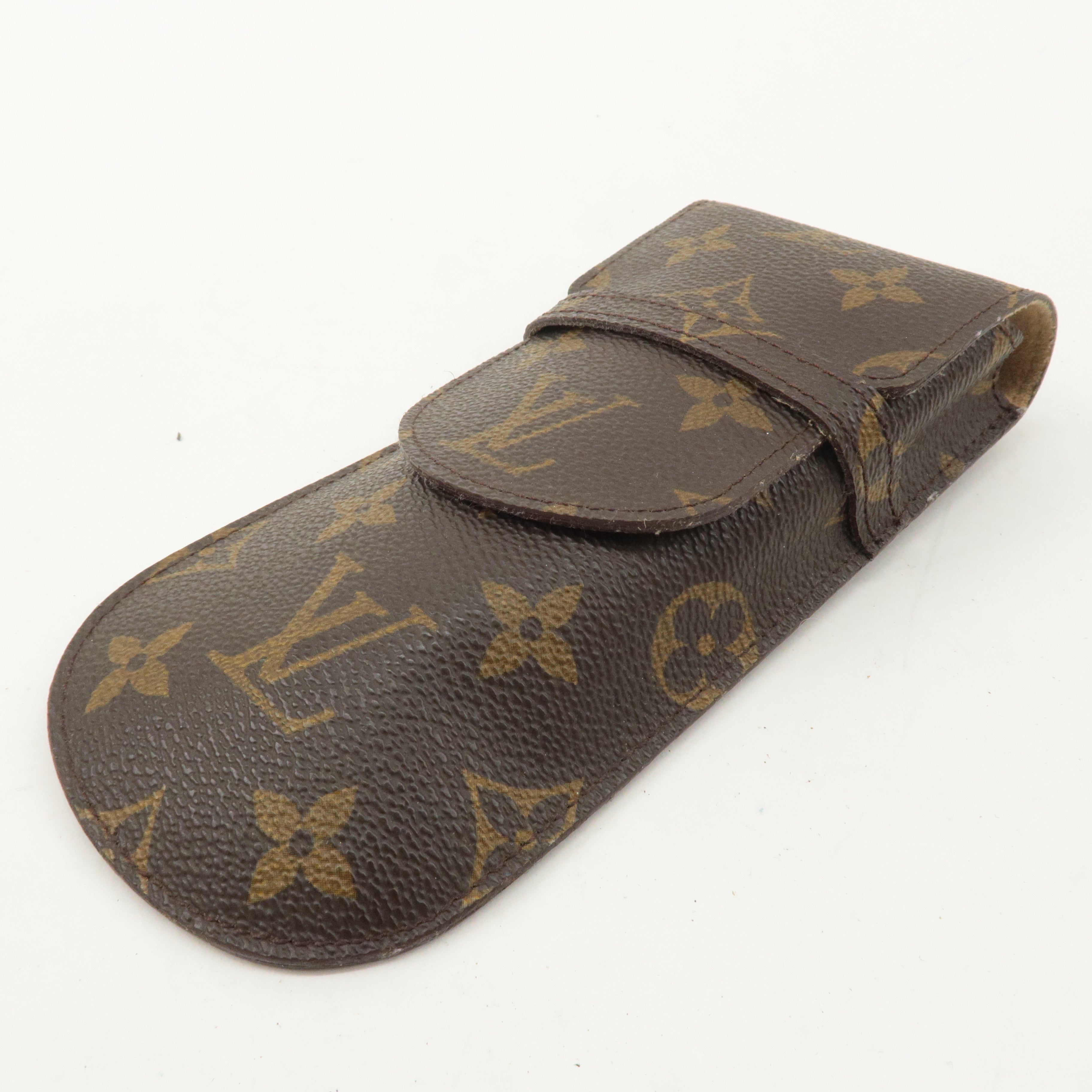 Louis Vuitton Monogram Set of 2 etui a lunettes lavel Glasses Case