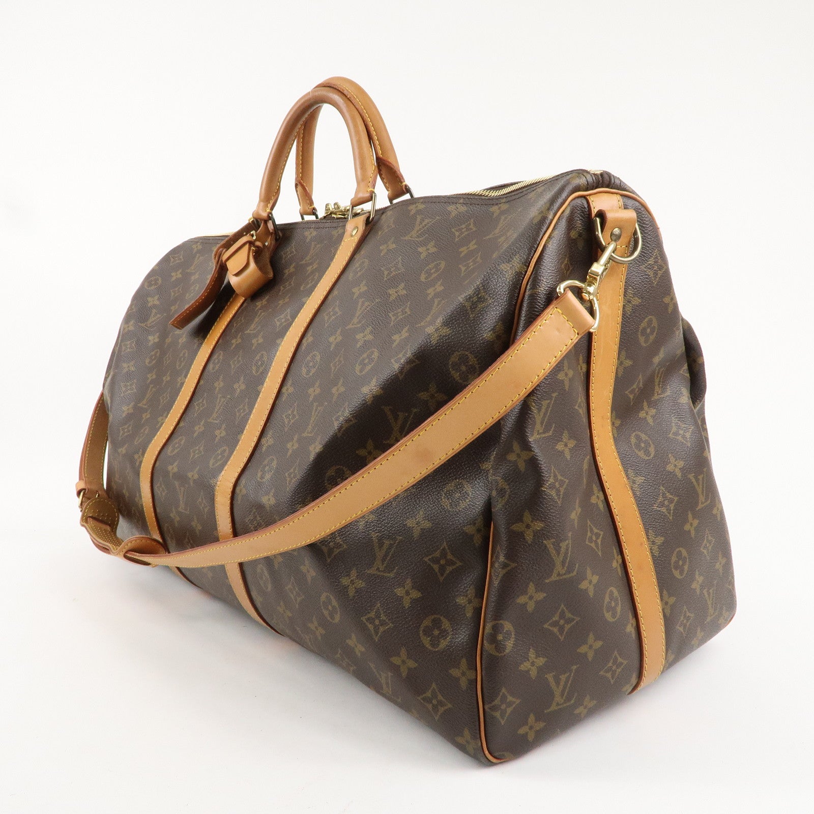 Louis Vuitton Monogram Keep All Bandouliere 60 Bag M41412