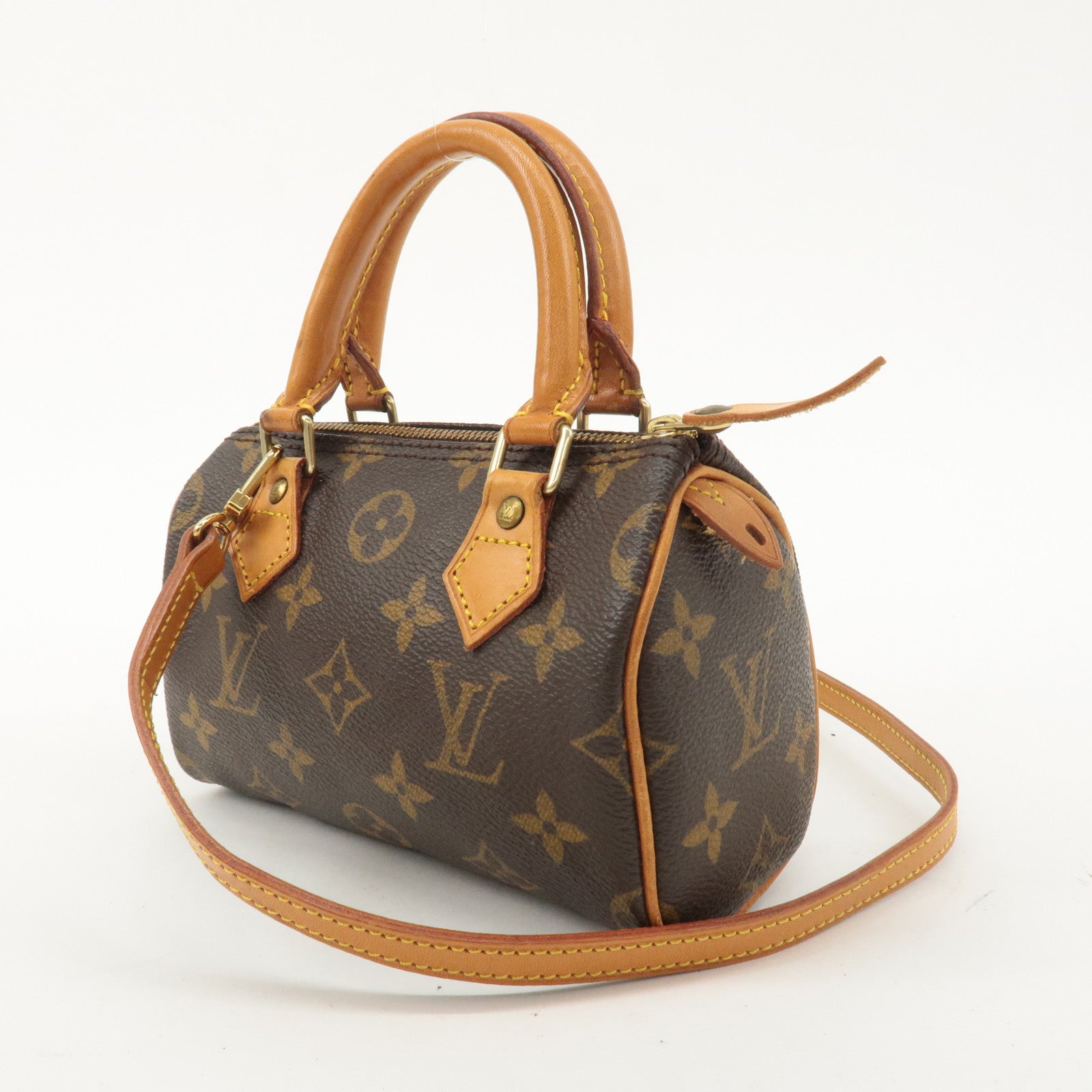 Louis Vuitton Monogram Mini Speedy 
Strap M41534 J00145