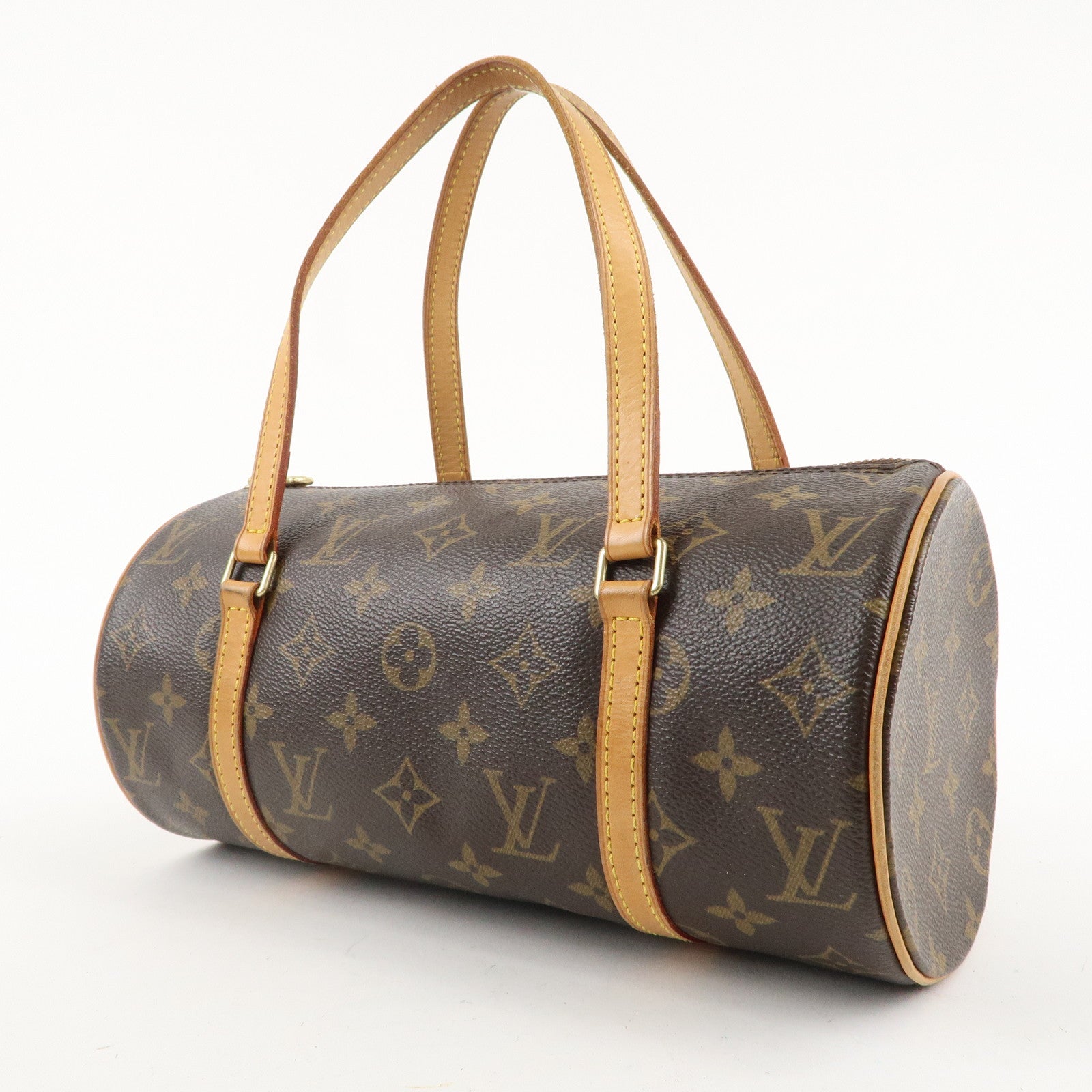 Louis Vuitton Monogram Papillon 26 Hand Bag Brown M51386