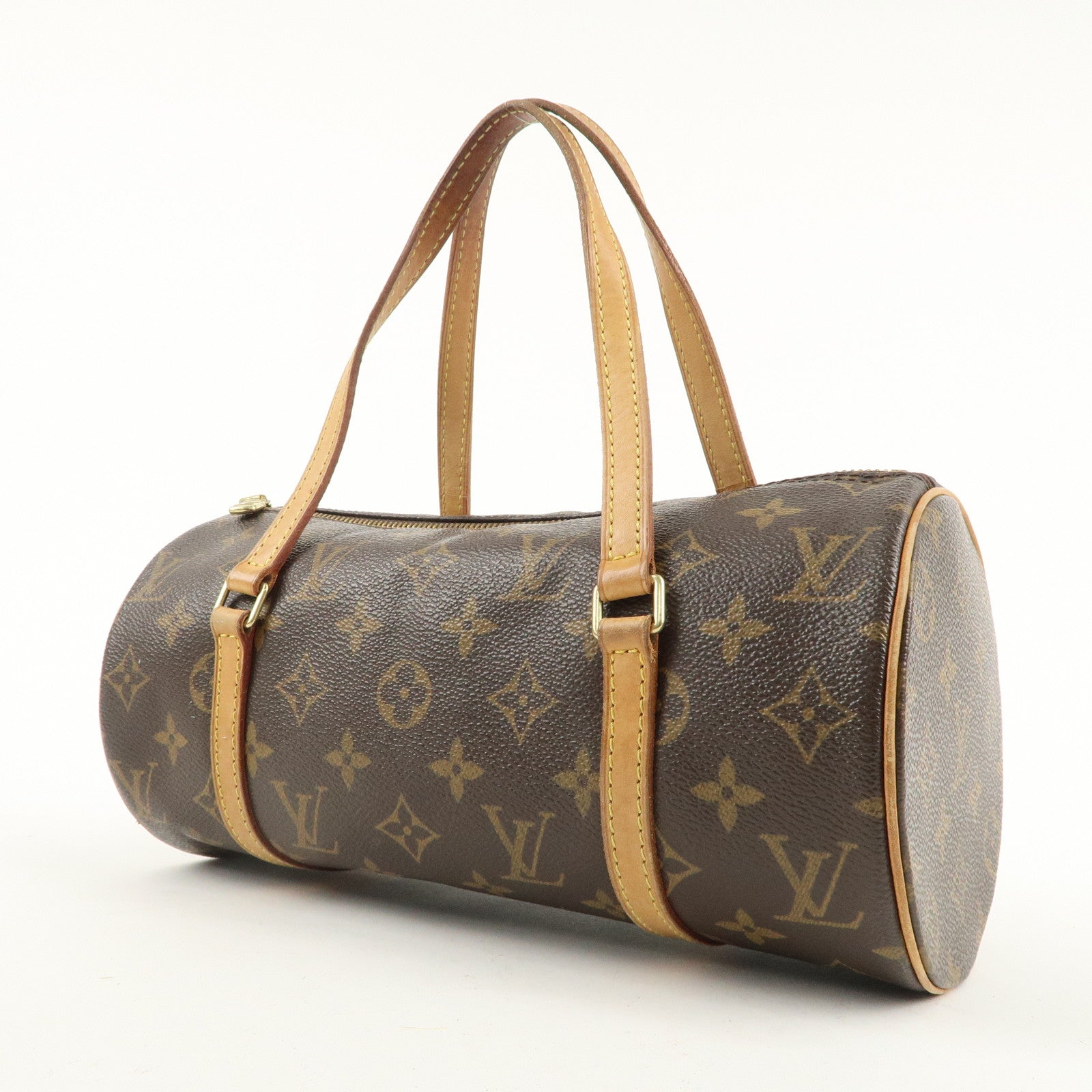 Louis Vuitton Monogram Papillon 26 Hand Bag Brown New Style M51386