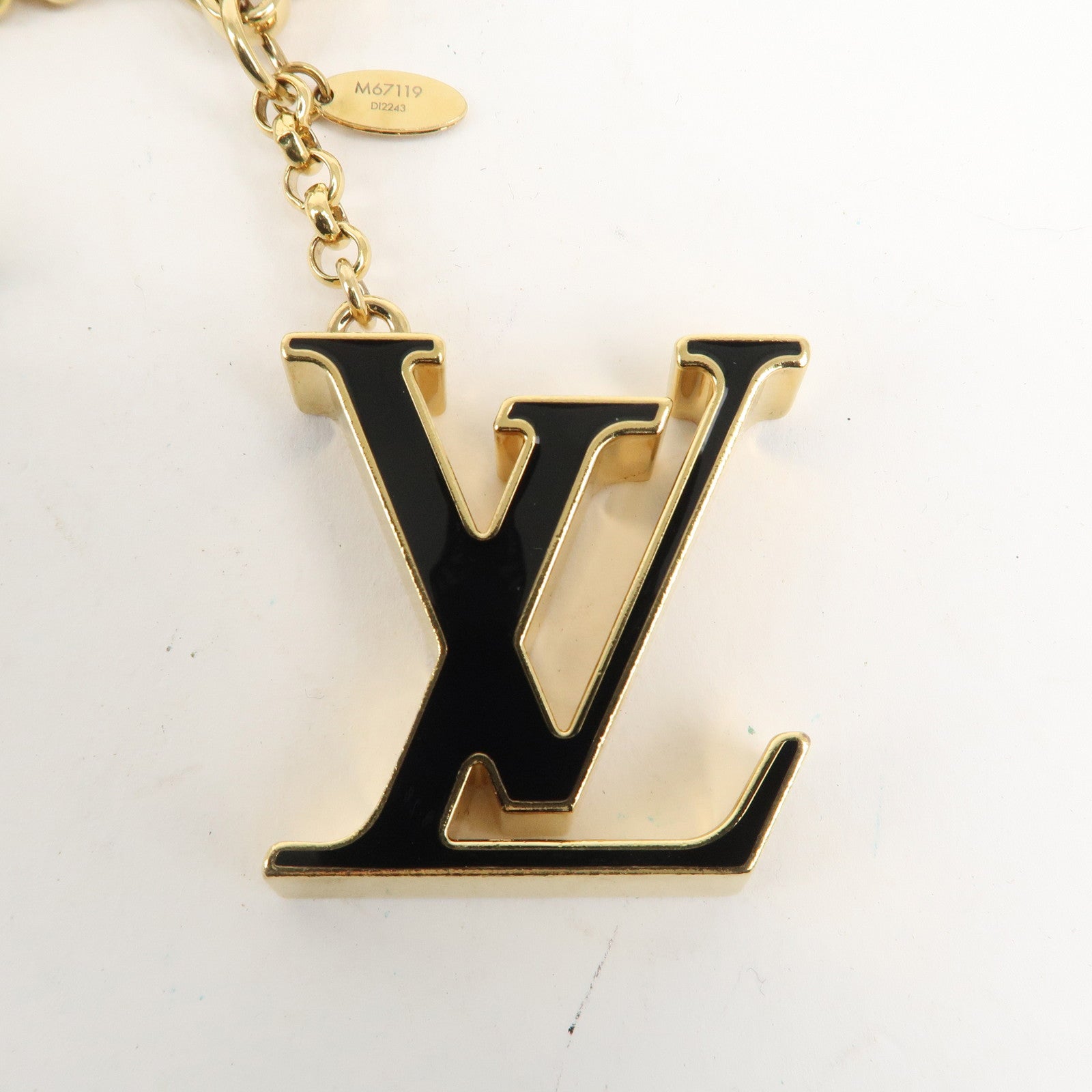 Louis Vuitton Fleur de Monogram Key Chain Bag Charm M67119