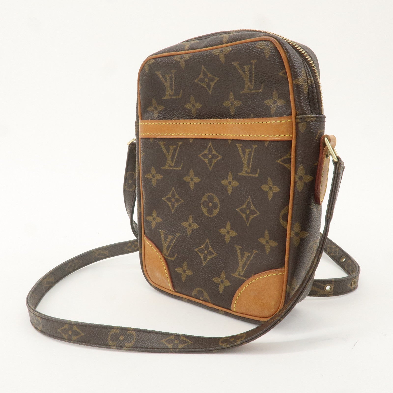 Louis Vuitton Monogram Danube Shoulder Bag Brown M45266