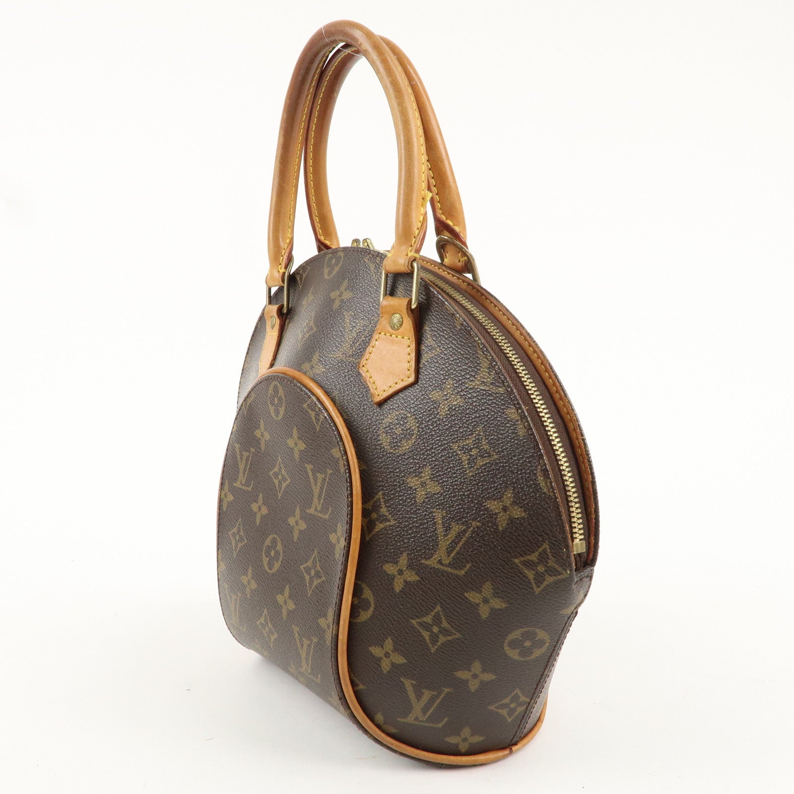 Louis Vuitton Monogram Ellipse PM Hand Bag Brown M51127