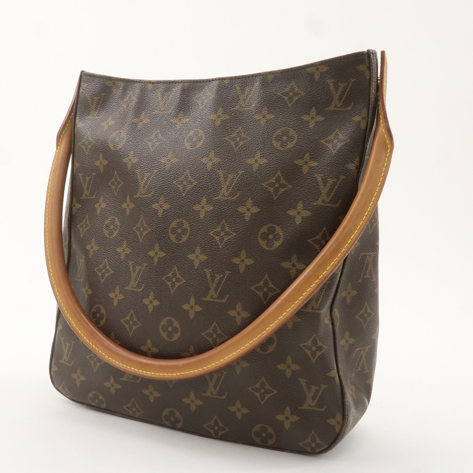 Louis Vuitton Monogram Looping GM Shoulder Bag Brown M51145