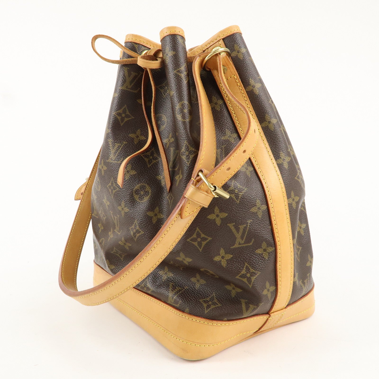 Louis Vuitton Monogram Noe Shoulder Bag Hand Bag Brown M42224