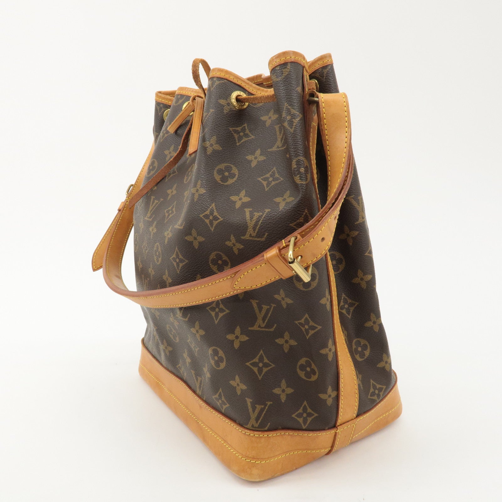 Louis Vuitton Monogram Noe Shoulder Bag Hand Bag Brown M42224