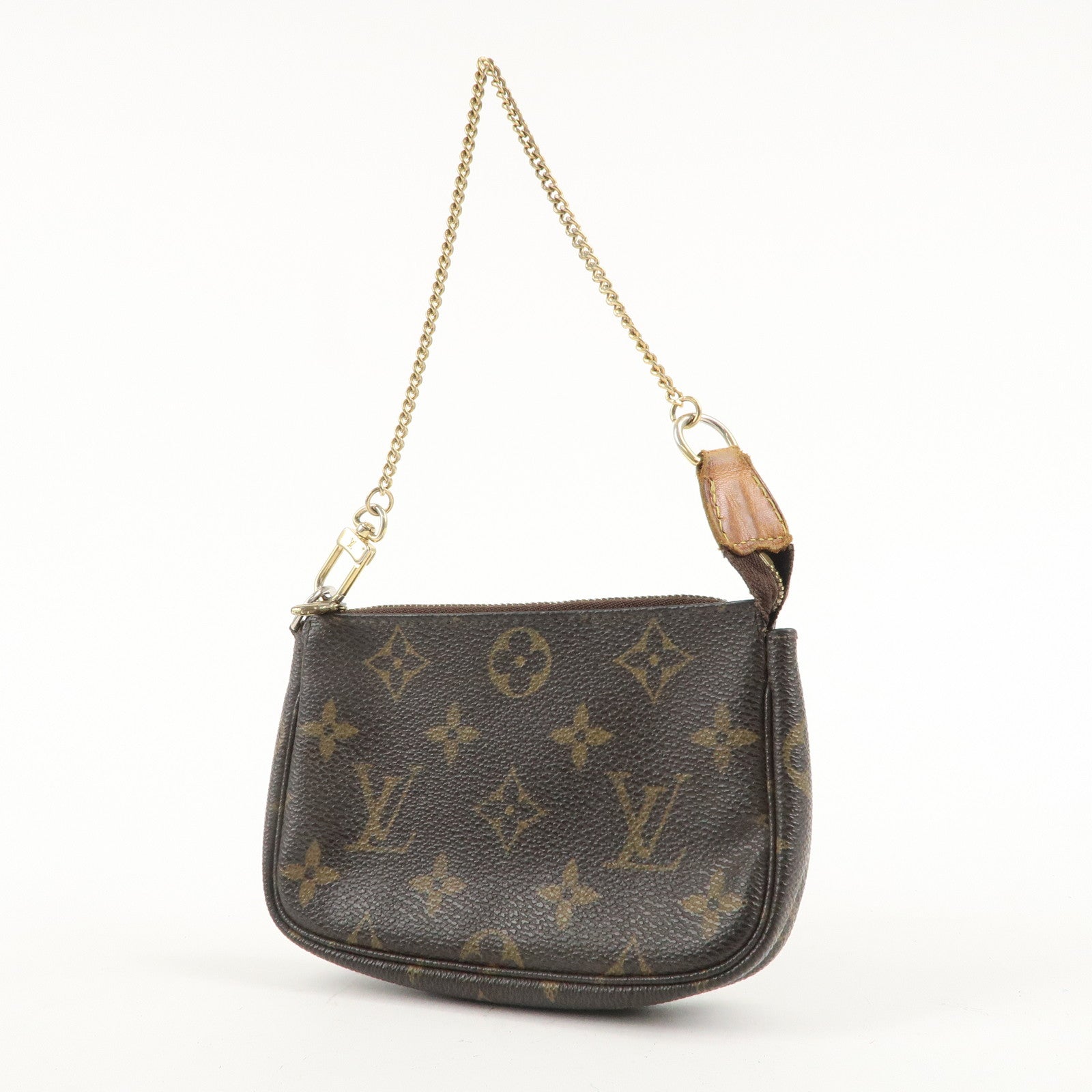 Louis Vuitton Monogram Mini Pochette Accessoires Brown M58009