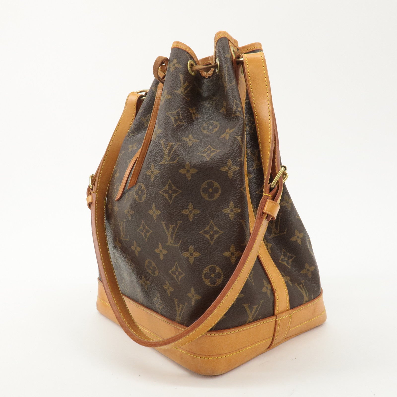 Louis Vuitton Monogram Noe Shoulder Bag Hand Bag Brown M42224