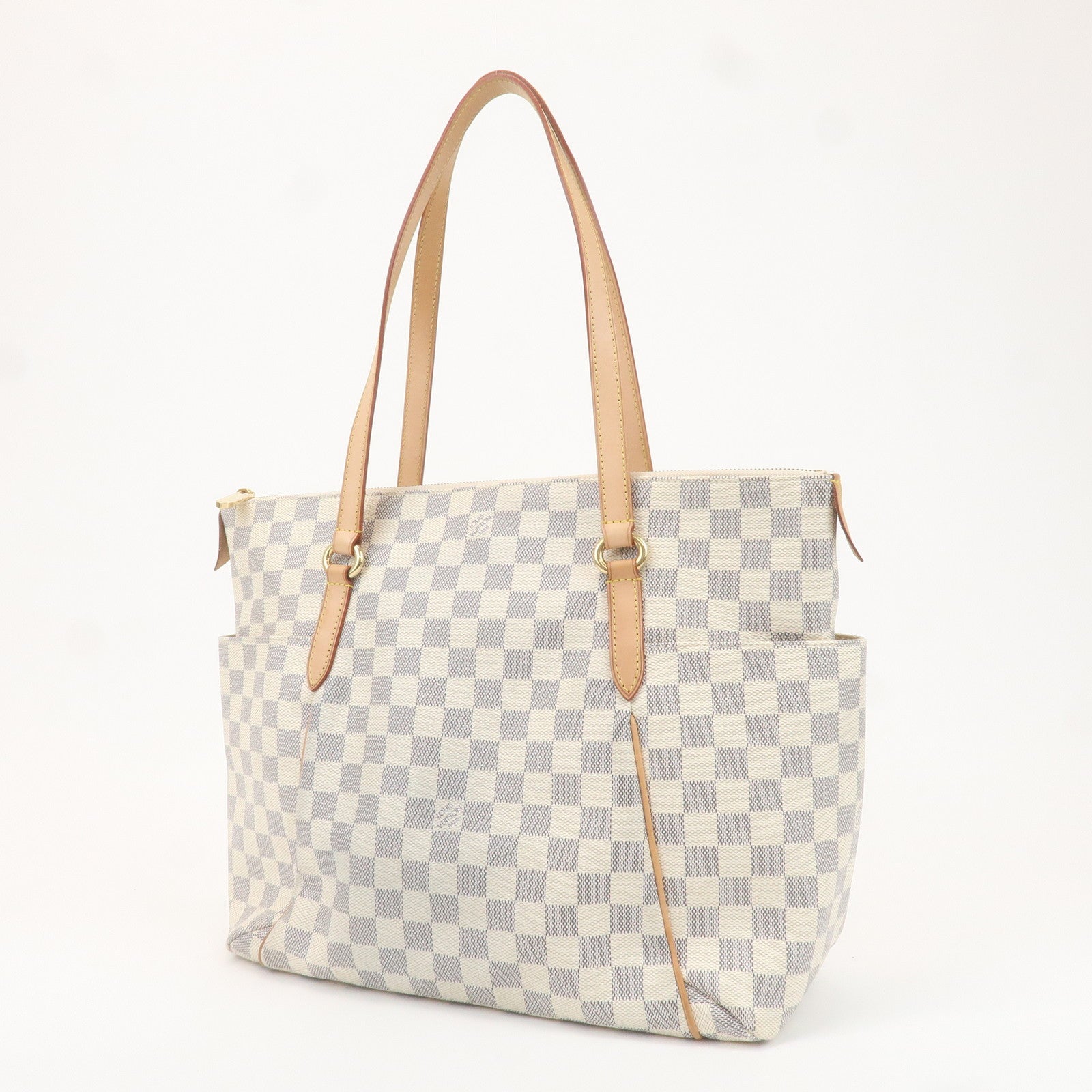 Louis Vuitton Damier Azur Totally MM Tote Bag Shoulder Bag N51261