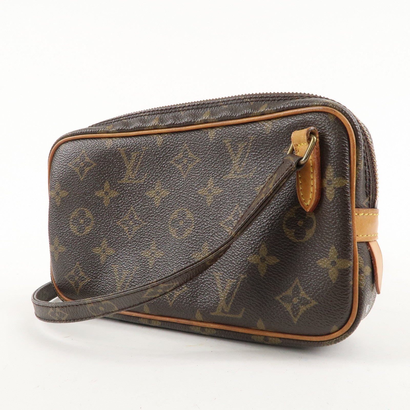 Louis Vuitton Monogram Pochette Marly Bandouliere Brown M51828