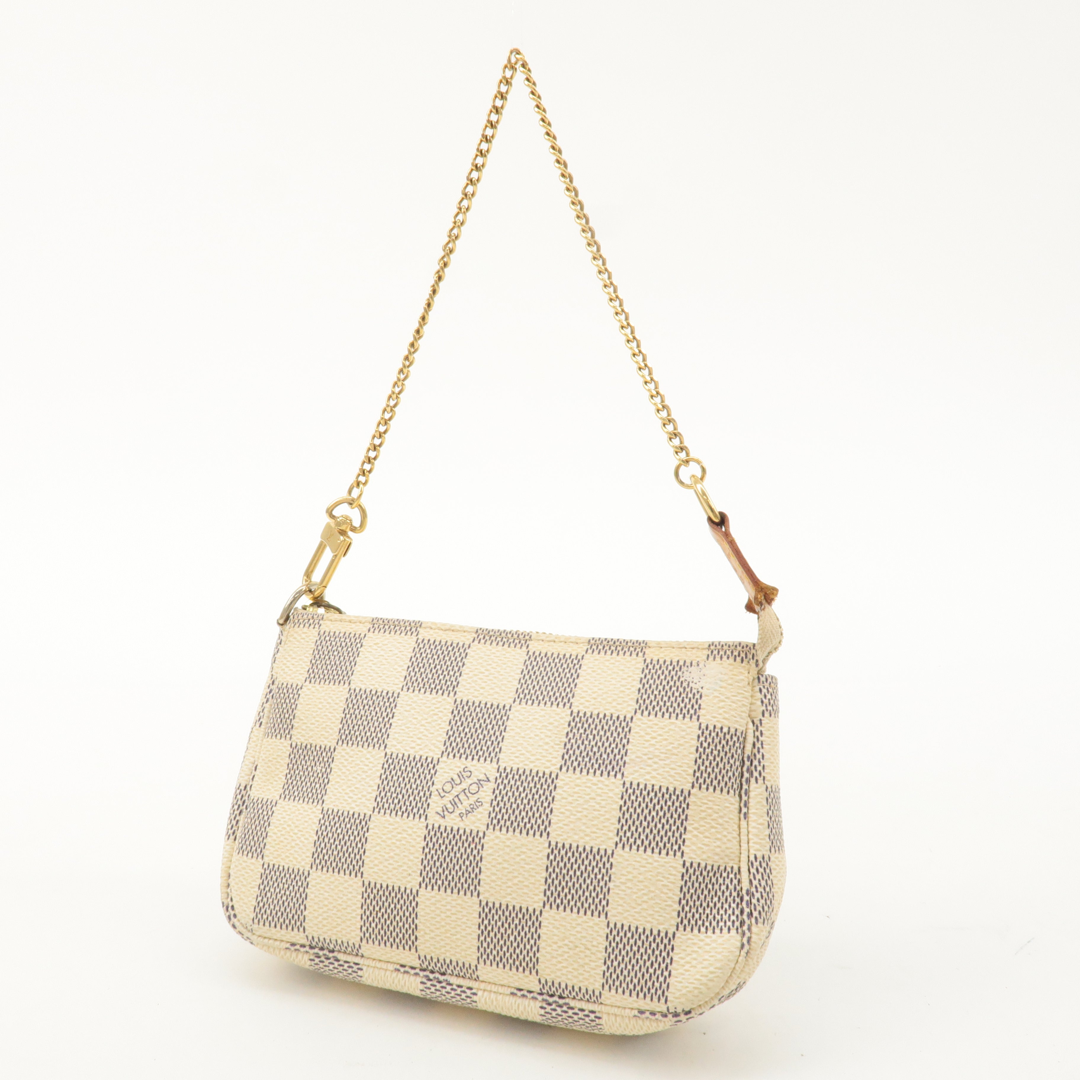 Louis Vuitton Damier Azur Mini Pochette Accessoires Pouch N58010