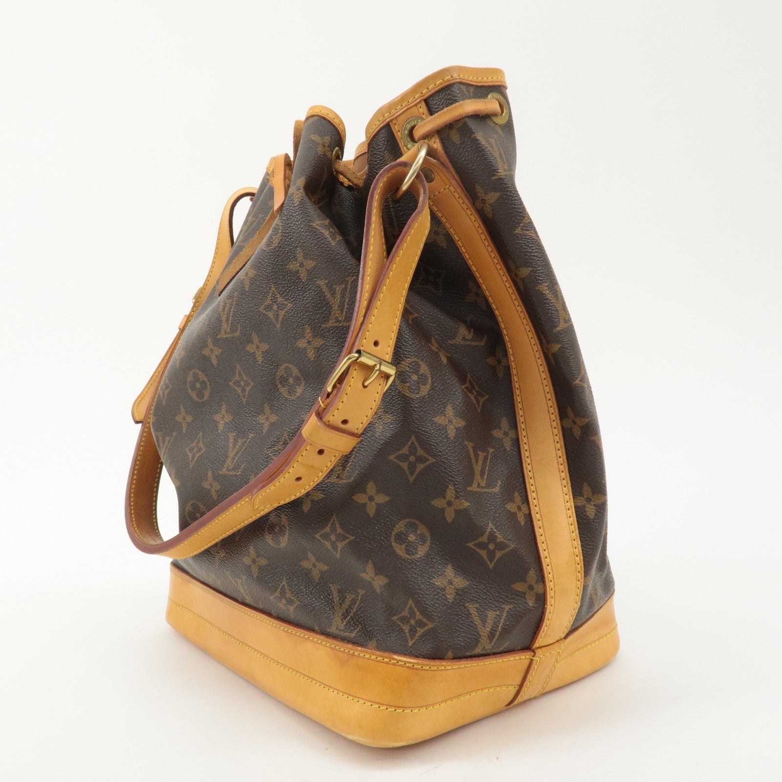 Louis Vuitton Monogram Noe Shoulder Bag Hand Bag Brown M42224