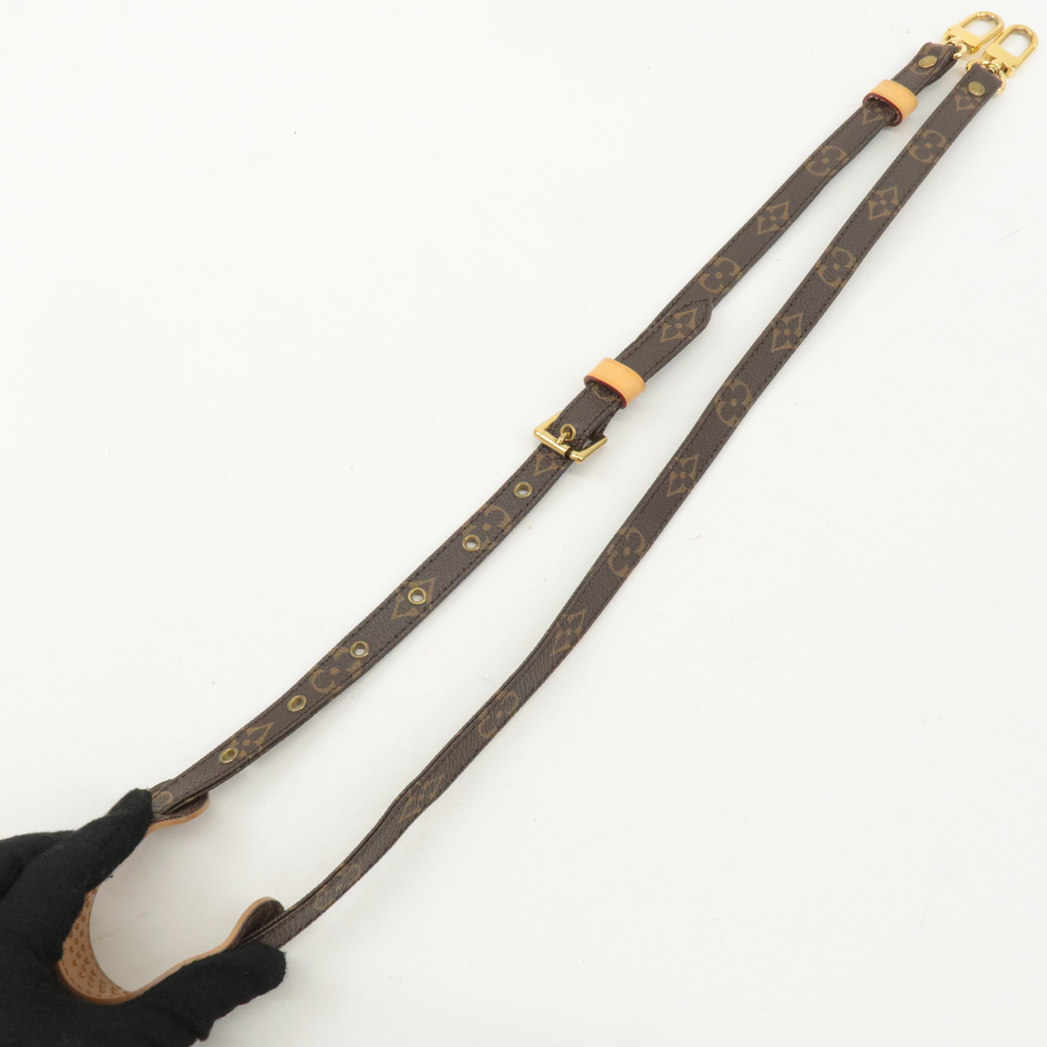 Louis Vuitton Monogram Adjustable Shoulder Strap Brown J52315