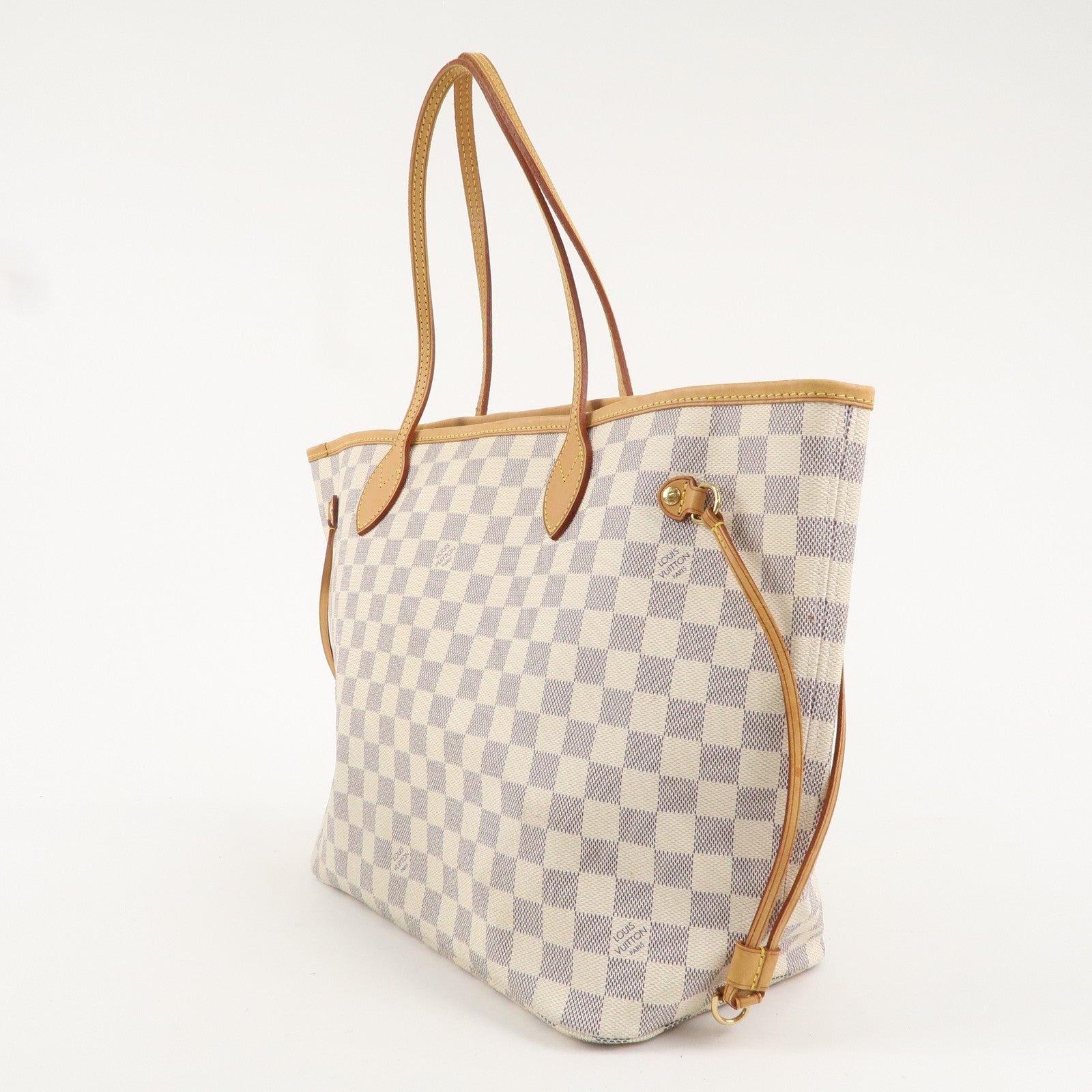 Louis Vuitton Damier Azur Neverfull MM Tote Bag N51107