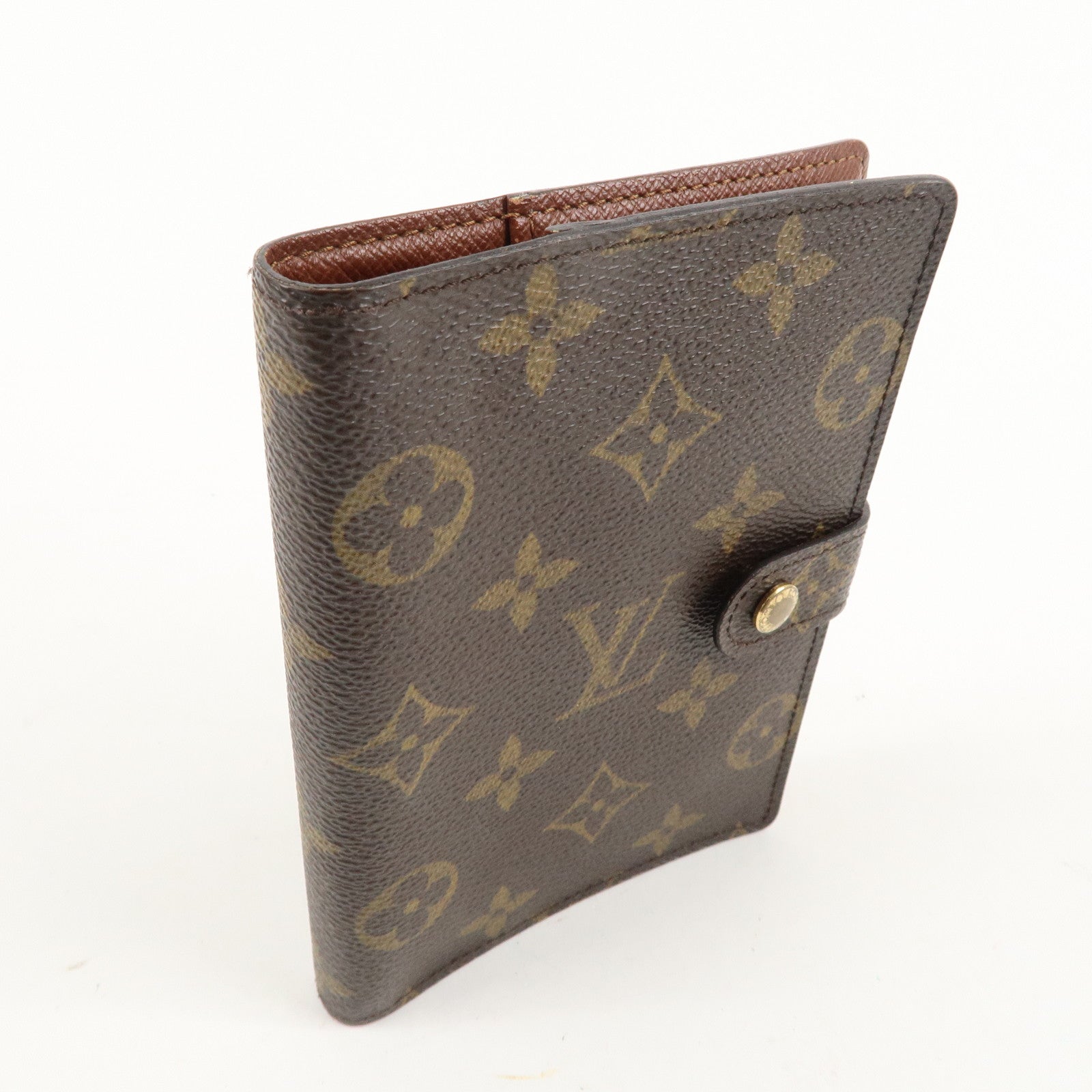 Louis Vuitton Monogram Agenda PM Planner Cover Brown R20005