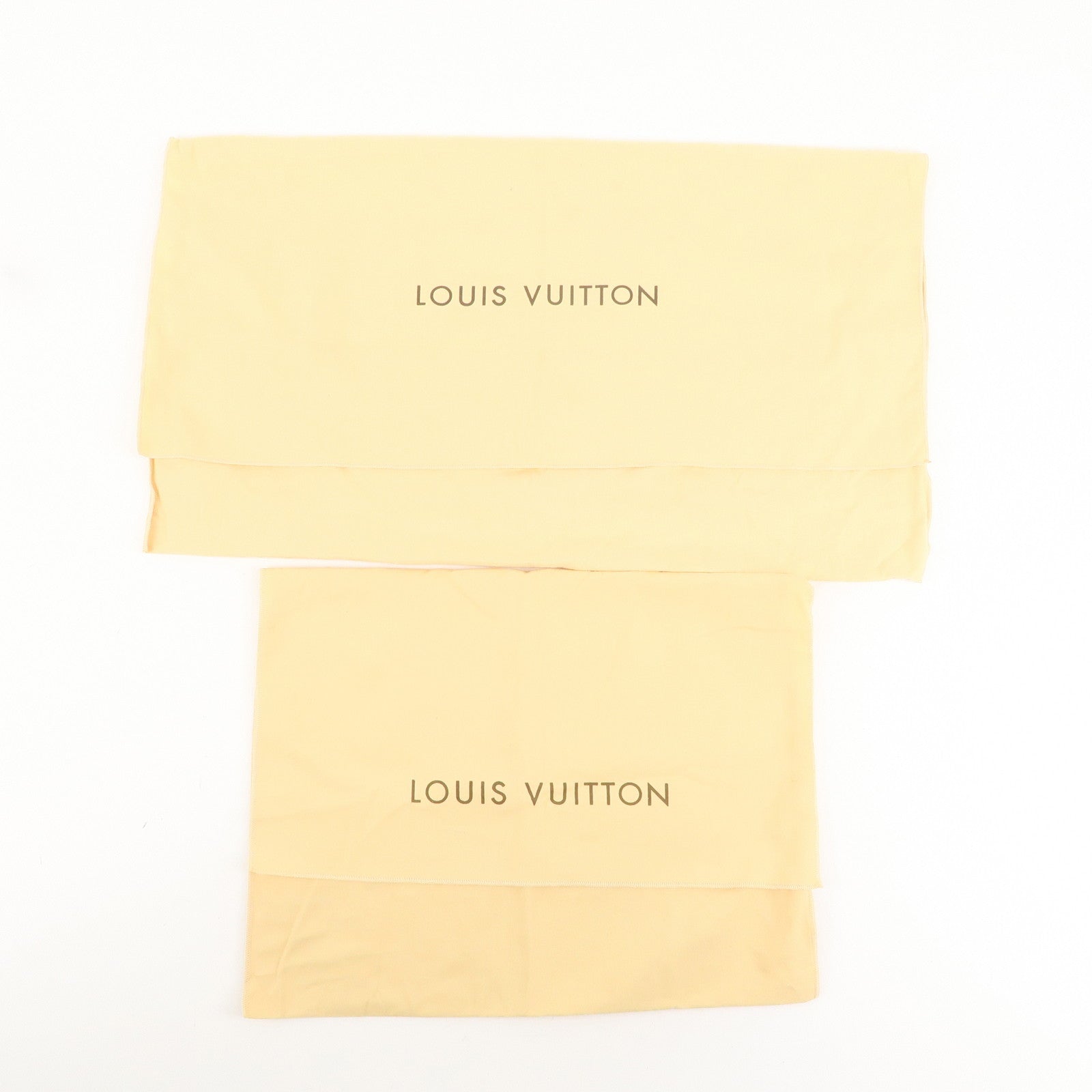 Louis Vuitton Set of 10 Storage Bag Dust Bag Flap Type Beige