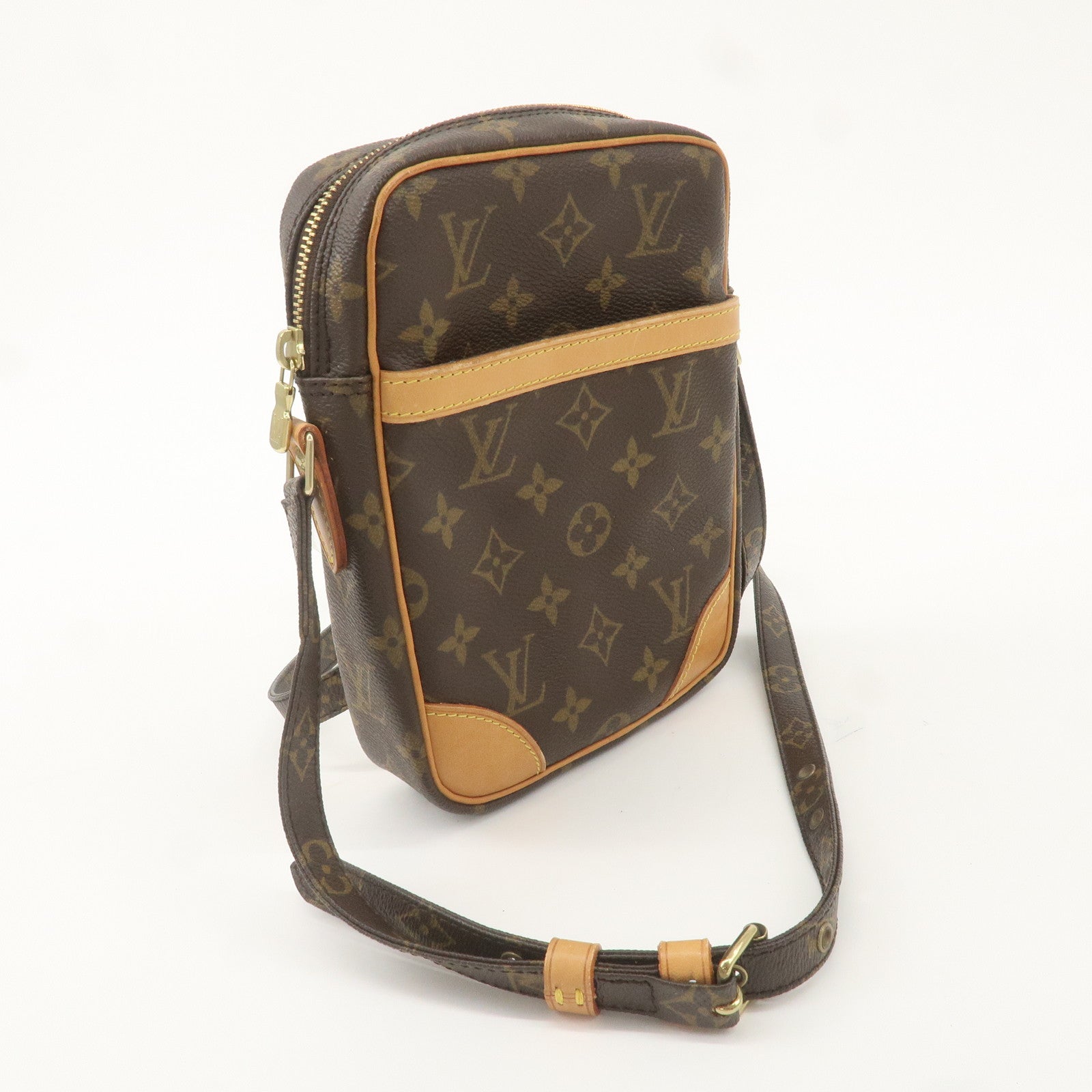 Louis Vuitton Monogram Danube Shoulder Bag Brown M45266