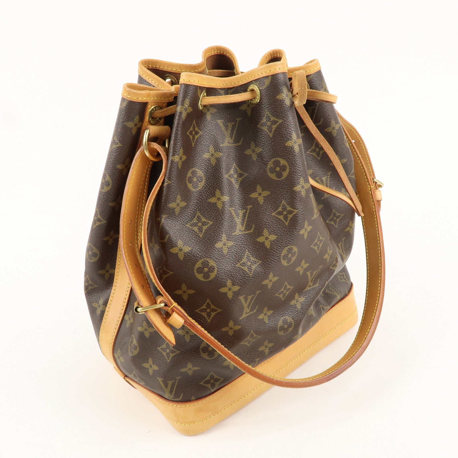 Louis Vuitton Monogram Noe Shoulder Bag Hand Bag Brown M42224