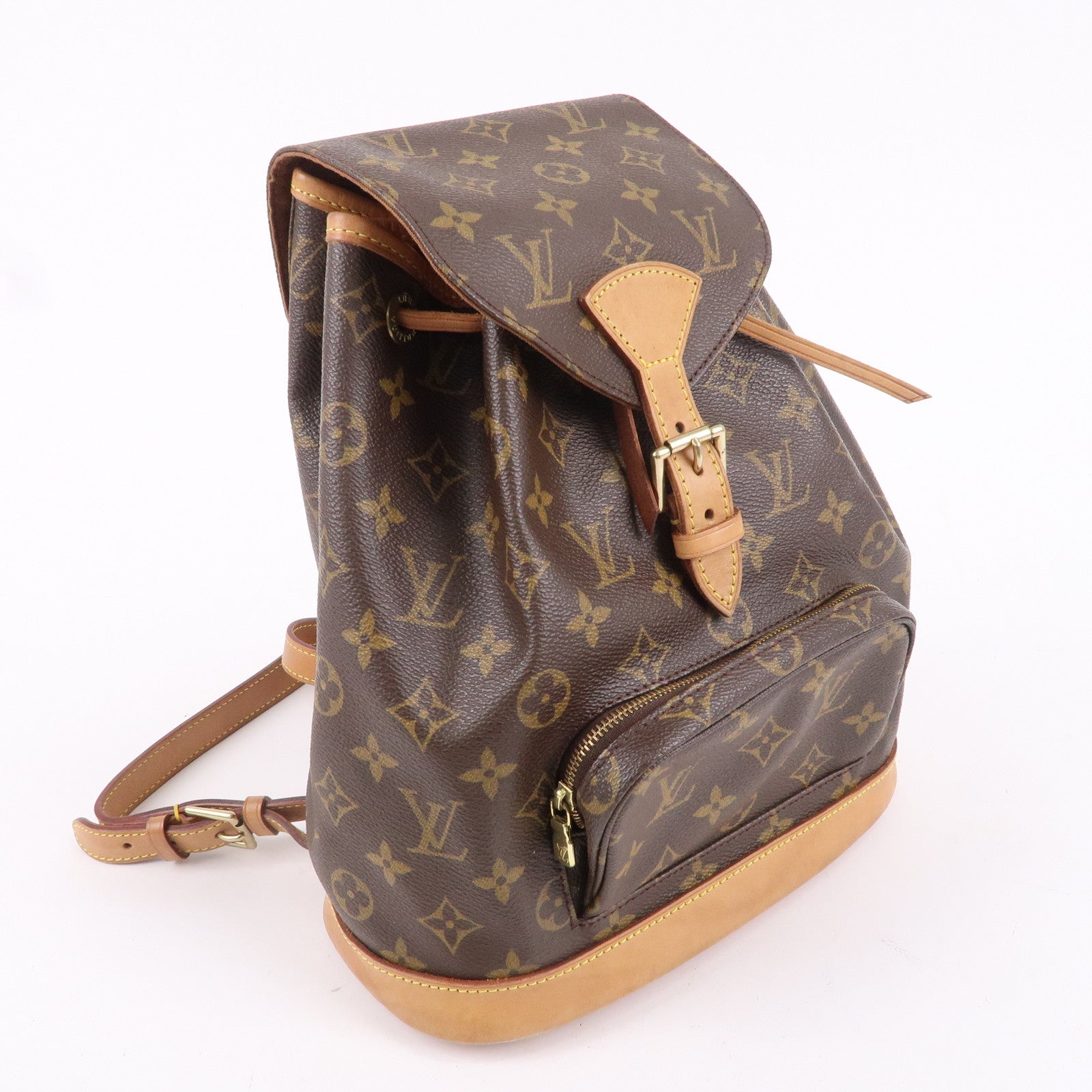 Louis Vuitton Monogram Montsouris MM Back Pack Backpack  M51136