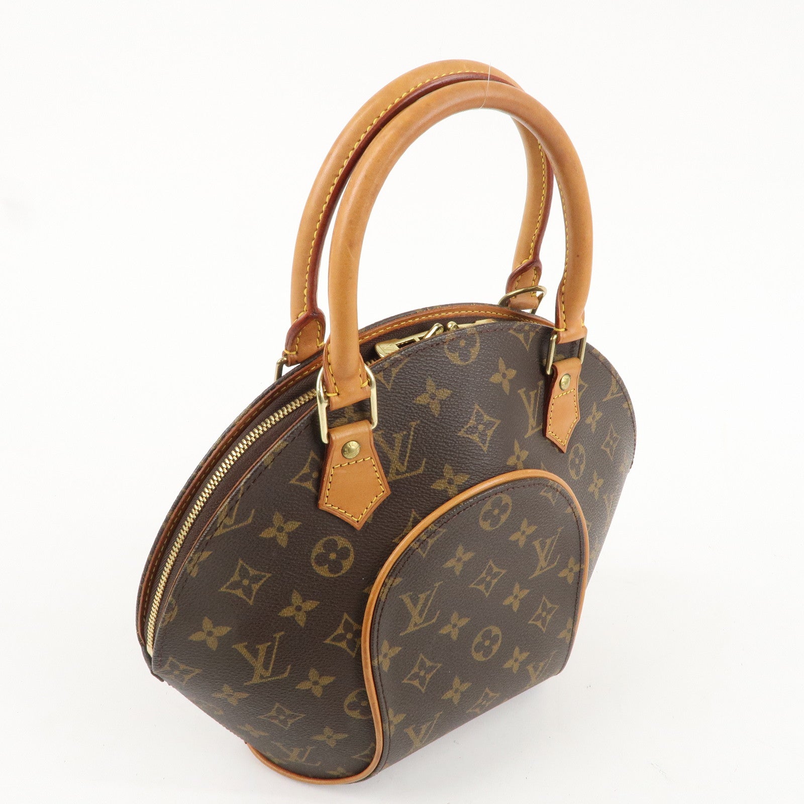 Louis Vuitton Monogram Ellipse PM Hand Bag Brown M51127