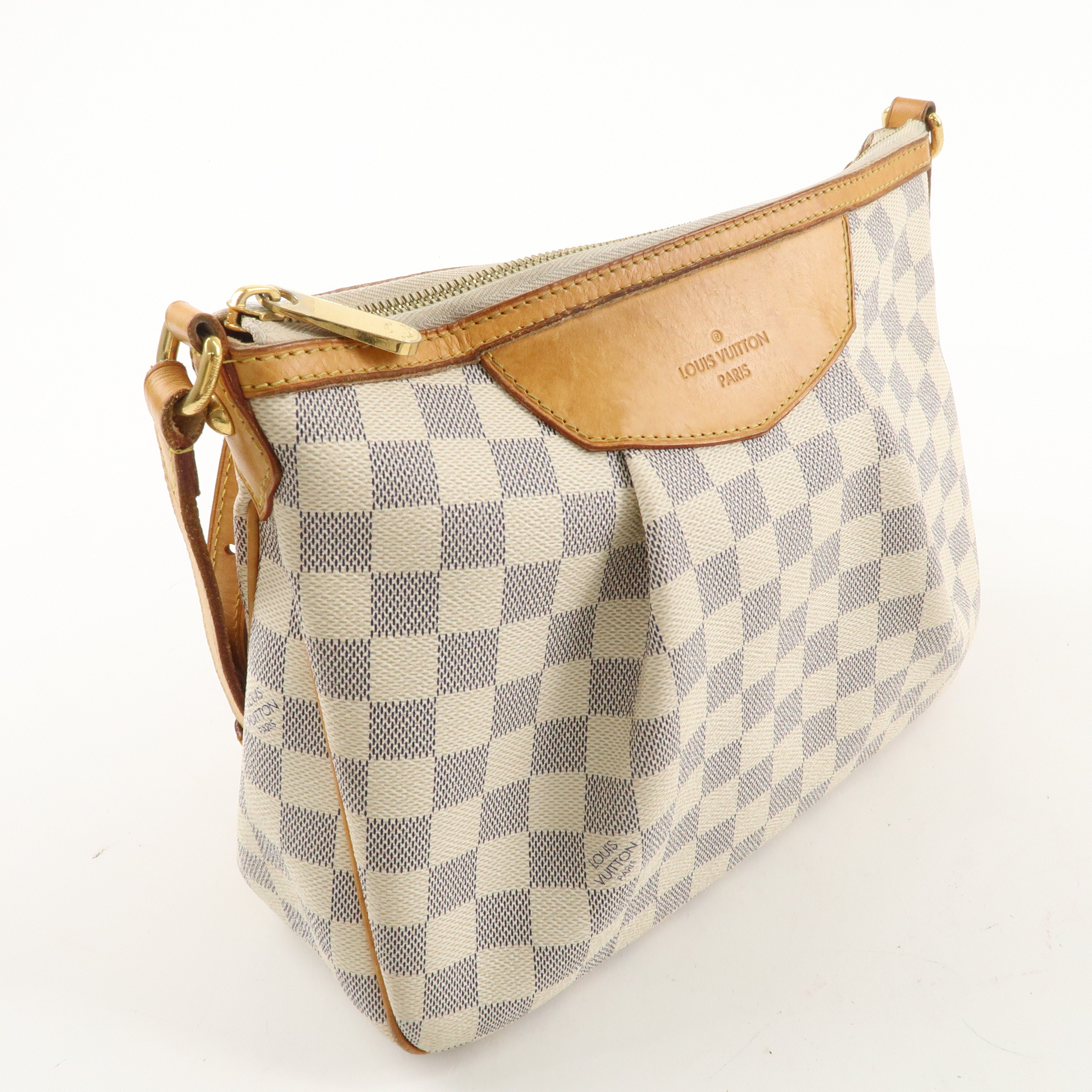 Louis Vuitton Damier Azur Siracusa PM Shoulder Bag N41113