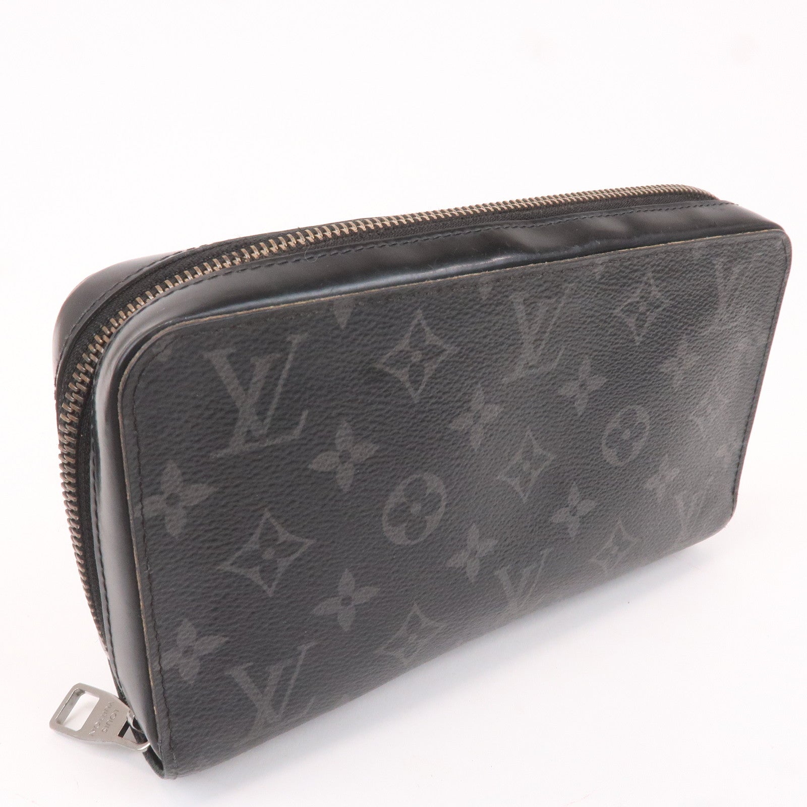 Louis Vuitton Monogram Eclipse Zippy XL Wallet Black M61698