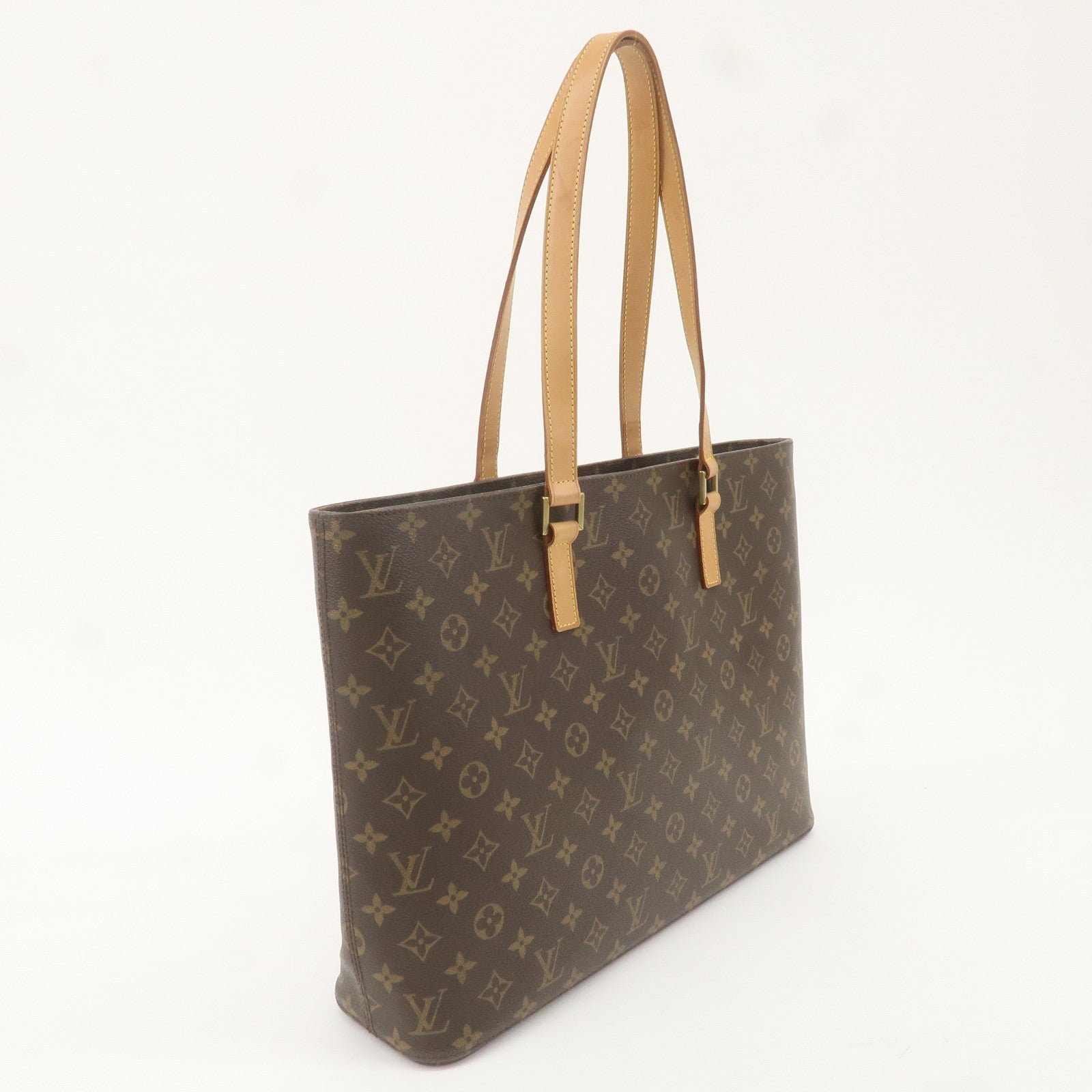 Louis Vuitton Monogram Luco Tote Bag Brown M51155