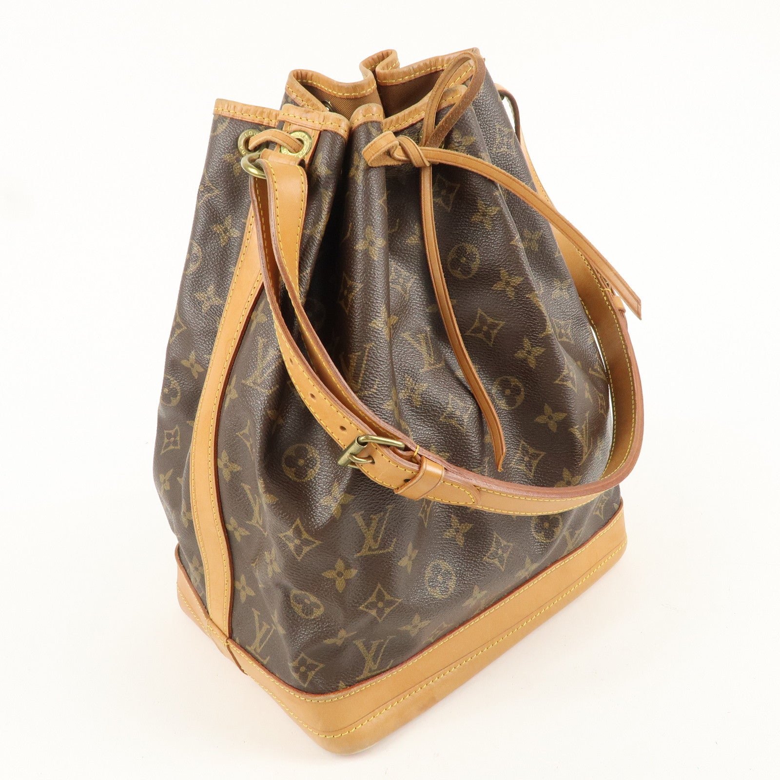 Louis Vuitton Monogram Noe Shoulder Bag Hand Bag Brown M42224