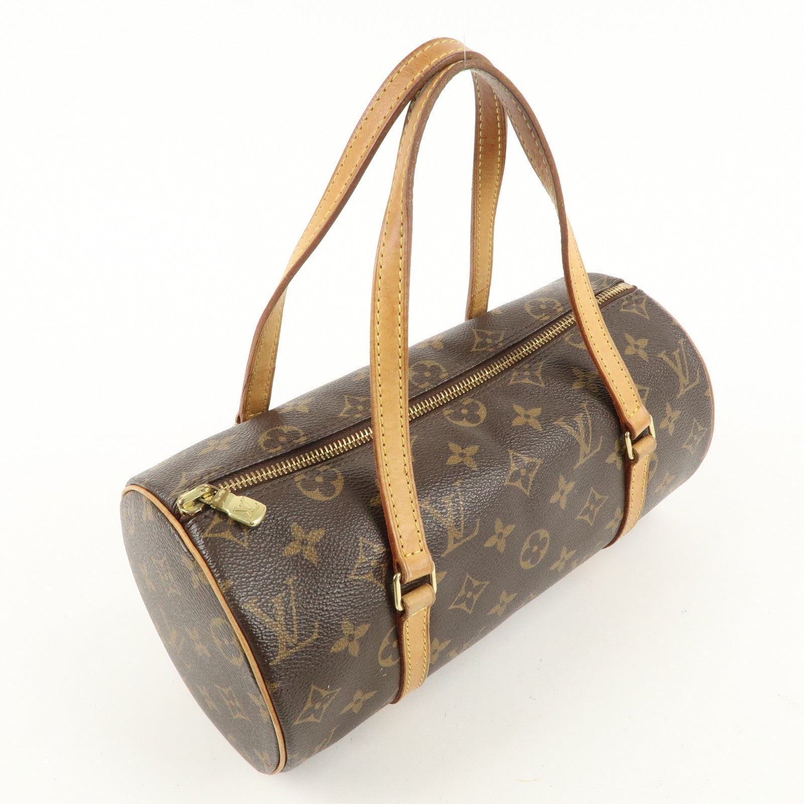 Louis Vuitton Monogram Papillon 26 Hand Bag Brown New Style M51386