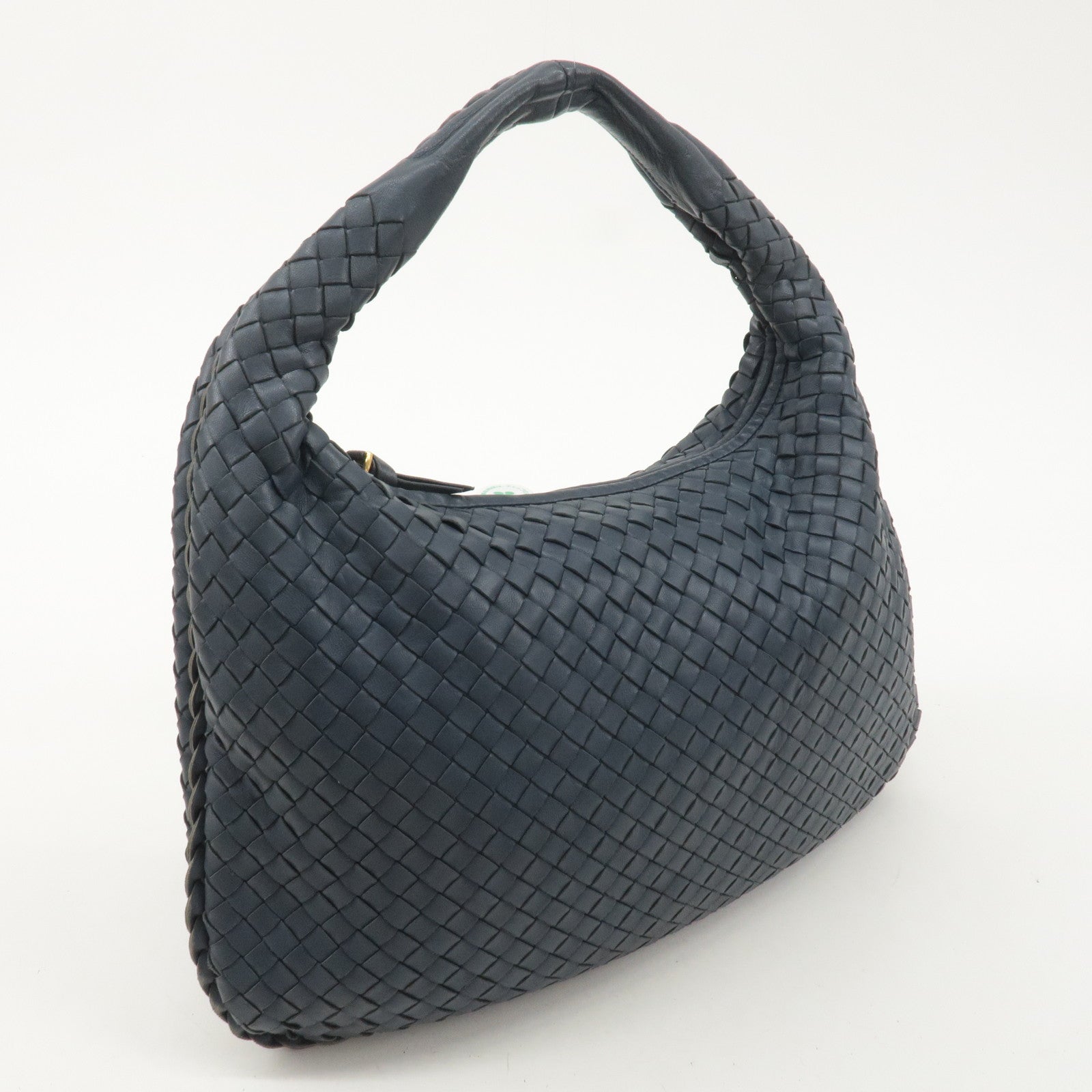 BOTTEGA VENETA Hobo Intrecciato Leather Shoulder Bag 115653