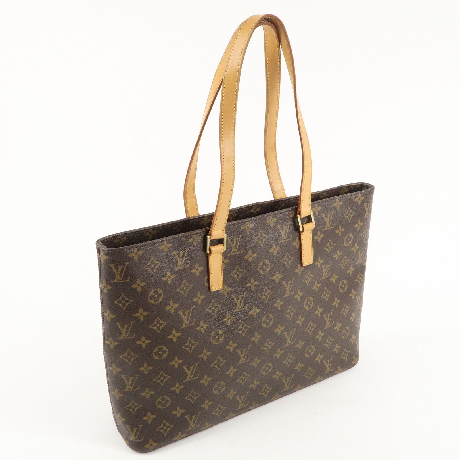 Louis Vuitton Monogram Luco Tote Bag Shoulder Bag Brown M51155