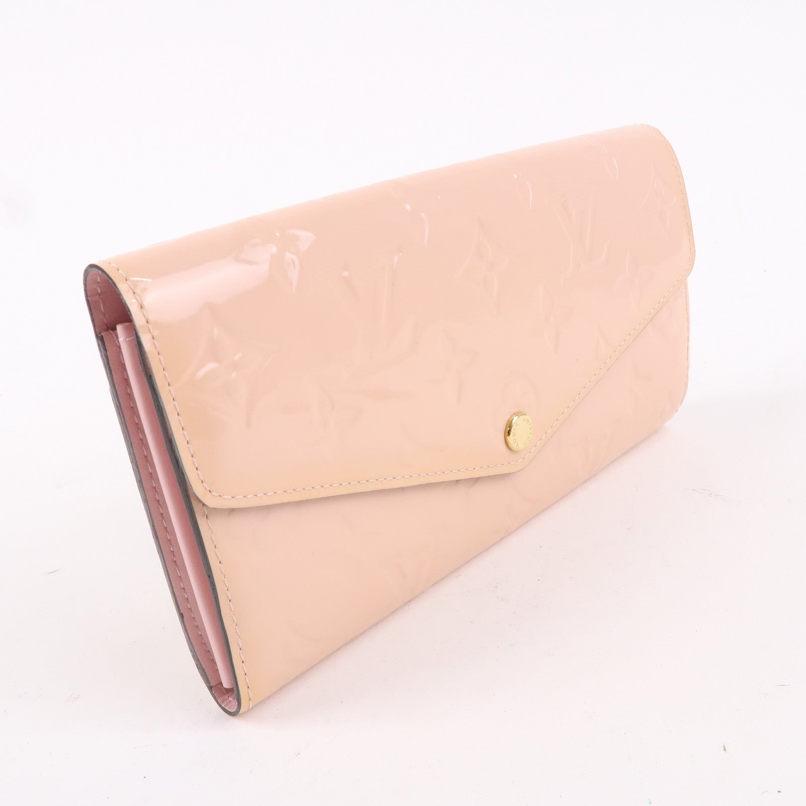 Louis Vuitton Vernis Mono Portefeuille Sarah Rose Ballerine M61227