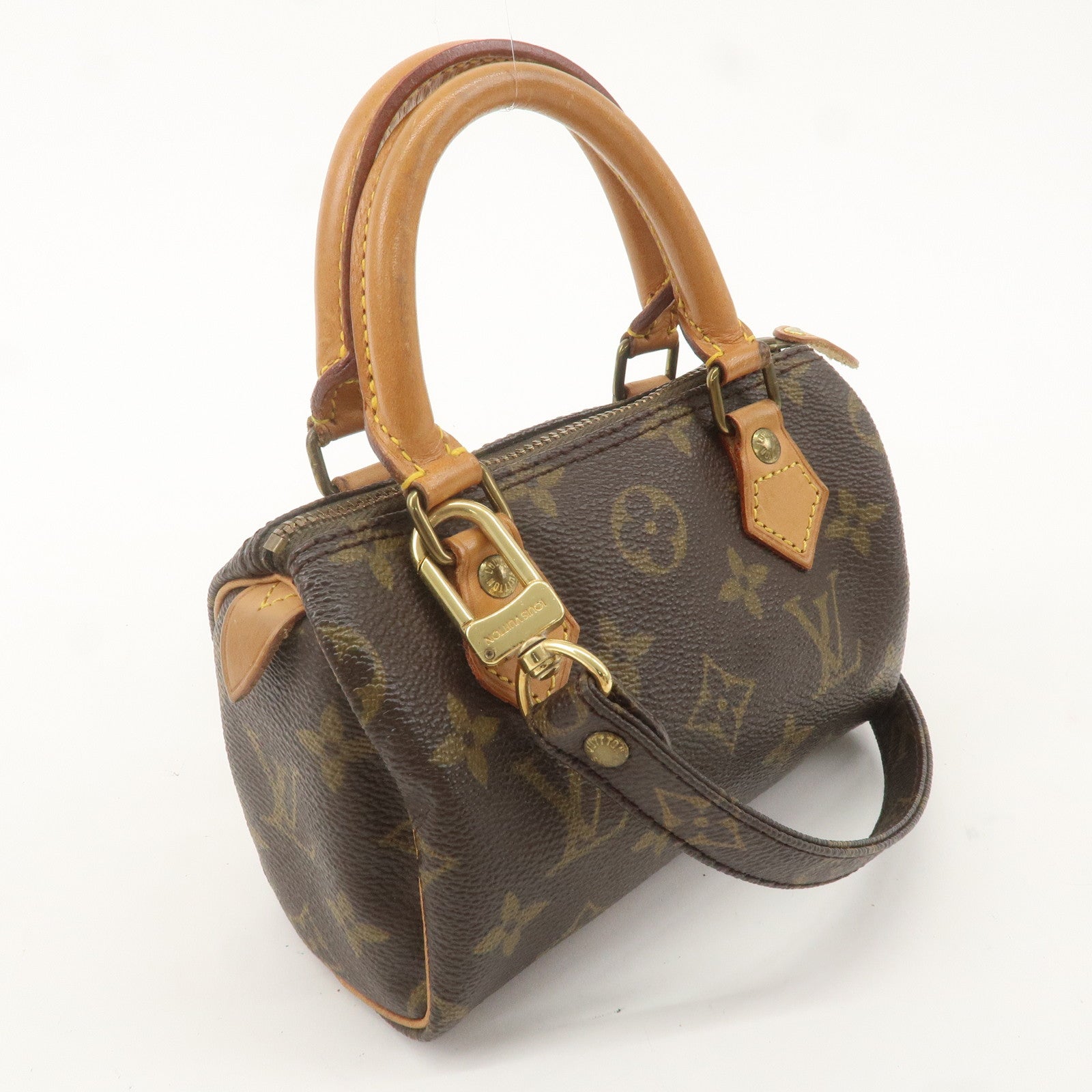 Louis Vuitton Monogram Mini Speedy 
Strap M41534 J75010