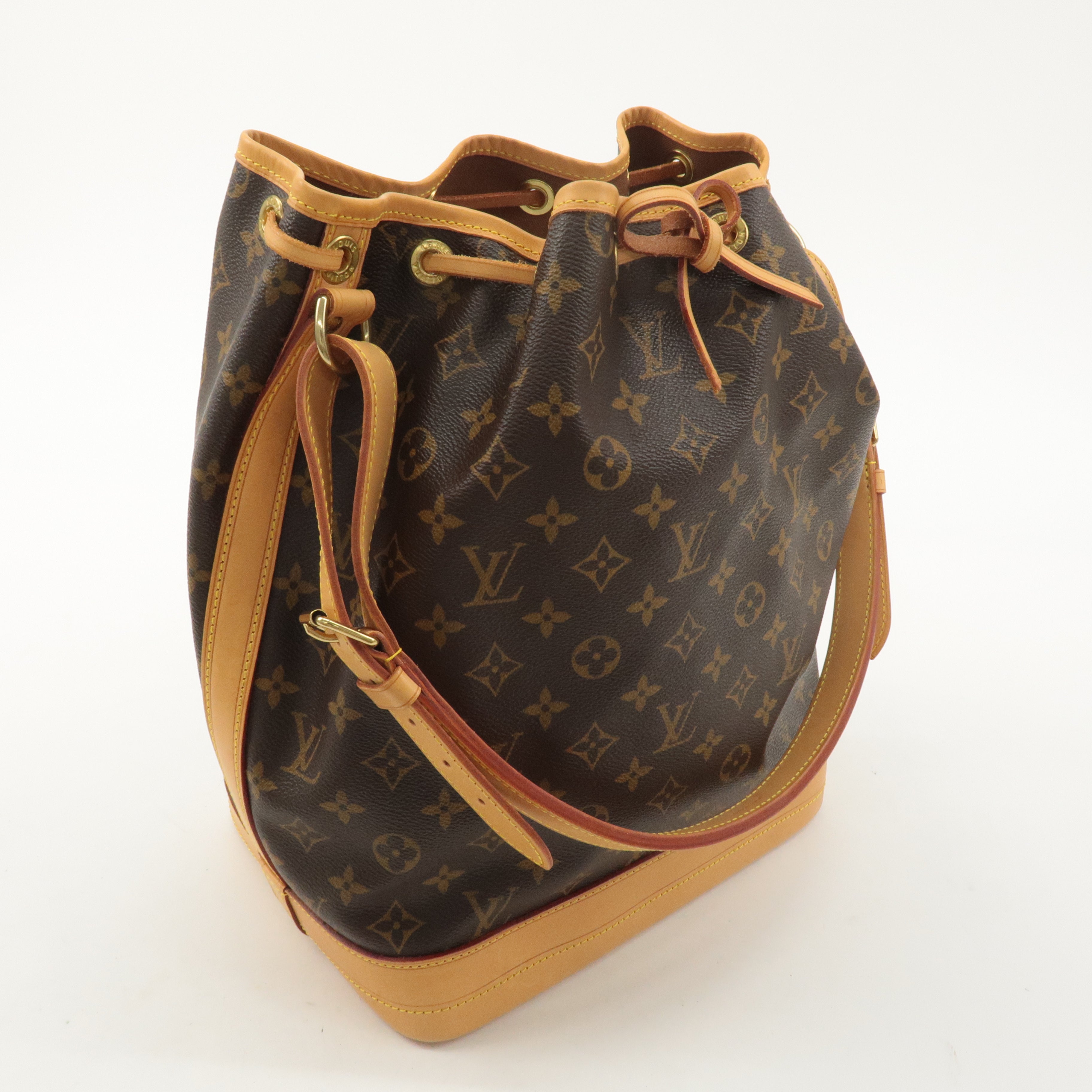 Louis Vuitton Monogram Noe Shoulder Bag Hand Bag Brown M42224