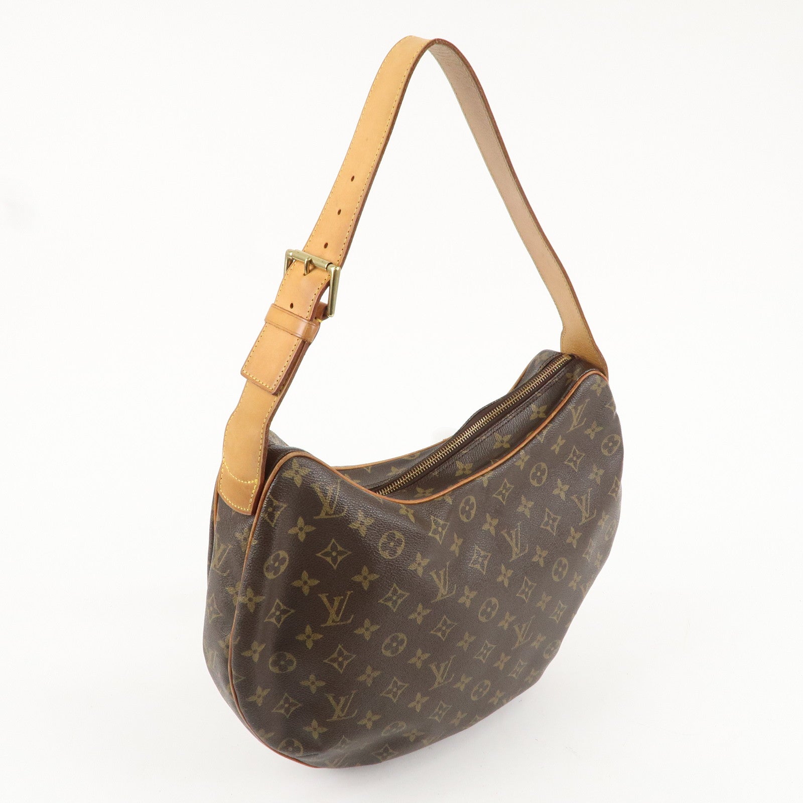 Louis Vuitton Monogram Croissant GM Shoulder Bag Brown M51511