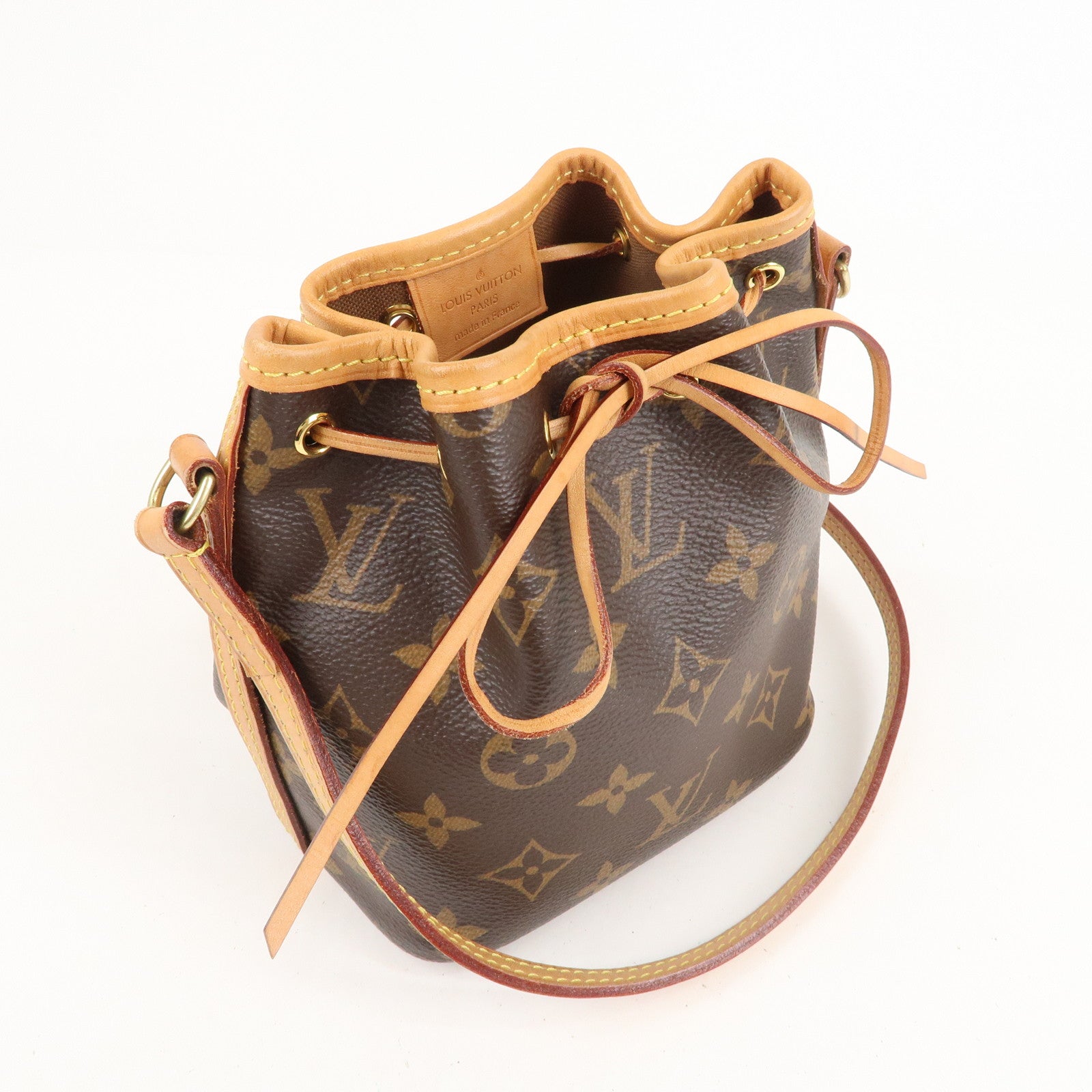 Louis Vuitton Monogram Nano Noe Shoulder Bag M41346