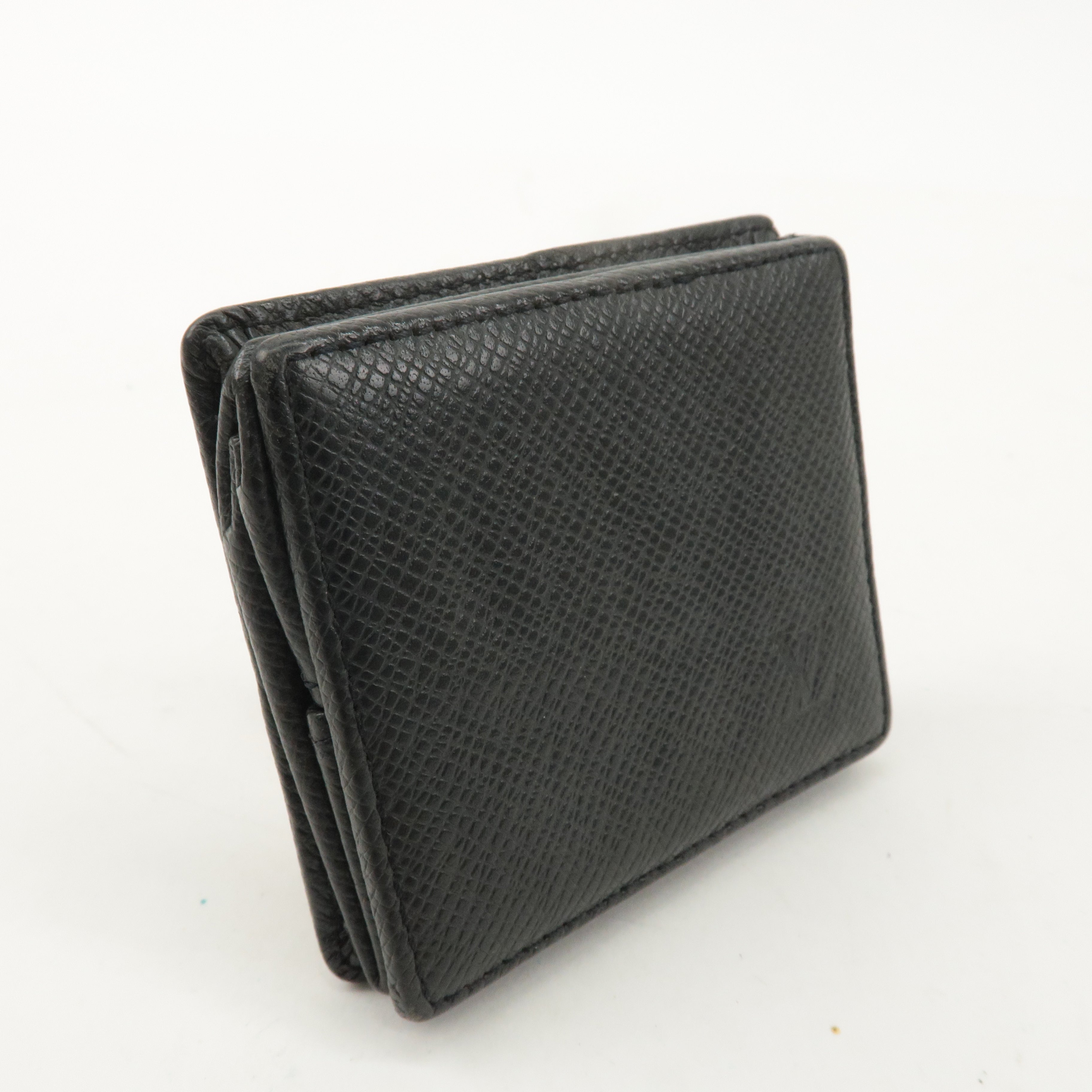 Louis Vuitton Taiga Porte Monnaie Boite Coin Case Ardoise M30382