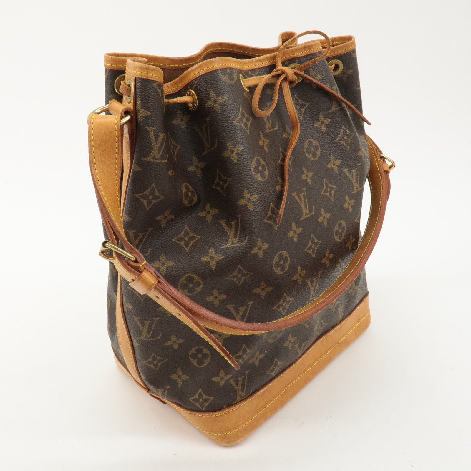 Louis Vuitton Monogram Noe Shoulder Bag Hand Bag Brown M42224