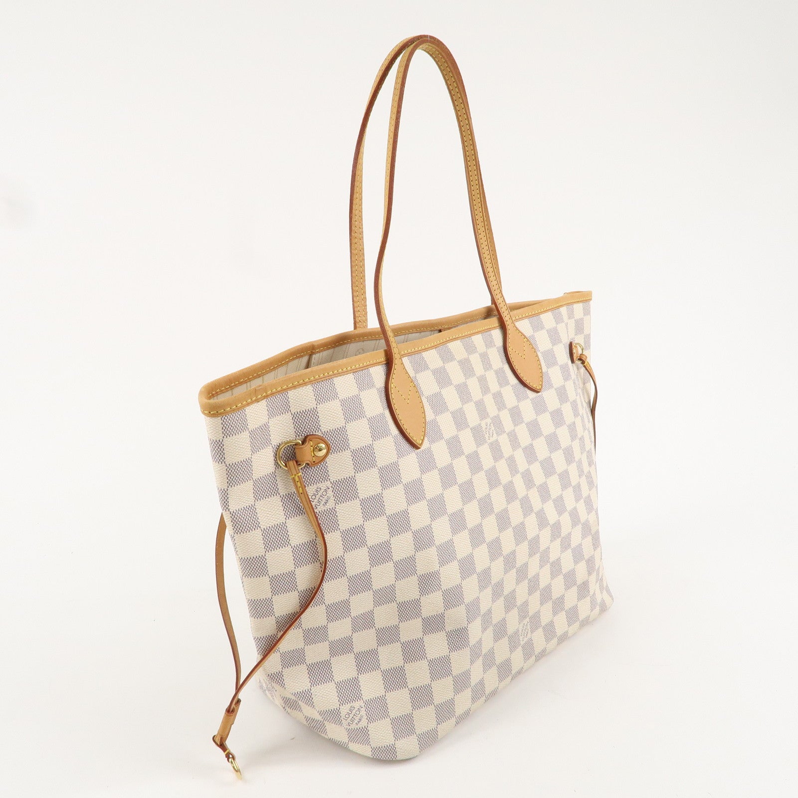 Louis Vuitton Damier Azur Neverfull MM Tote Bag N51107