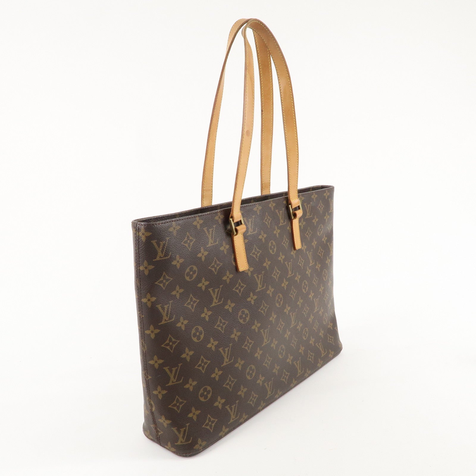 Louis Vuitton Monogram Luco Tote Bag Shoulder Bag Brown M51155