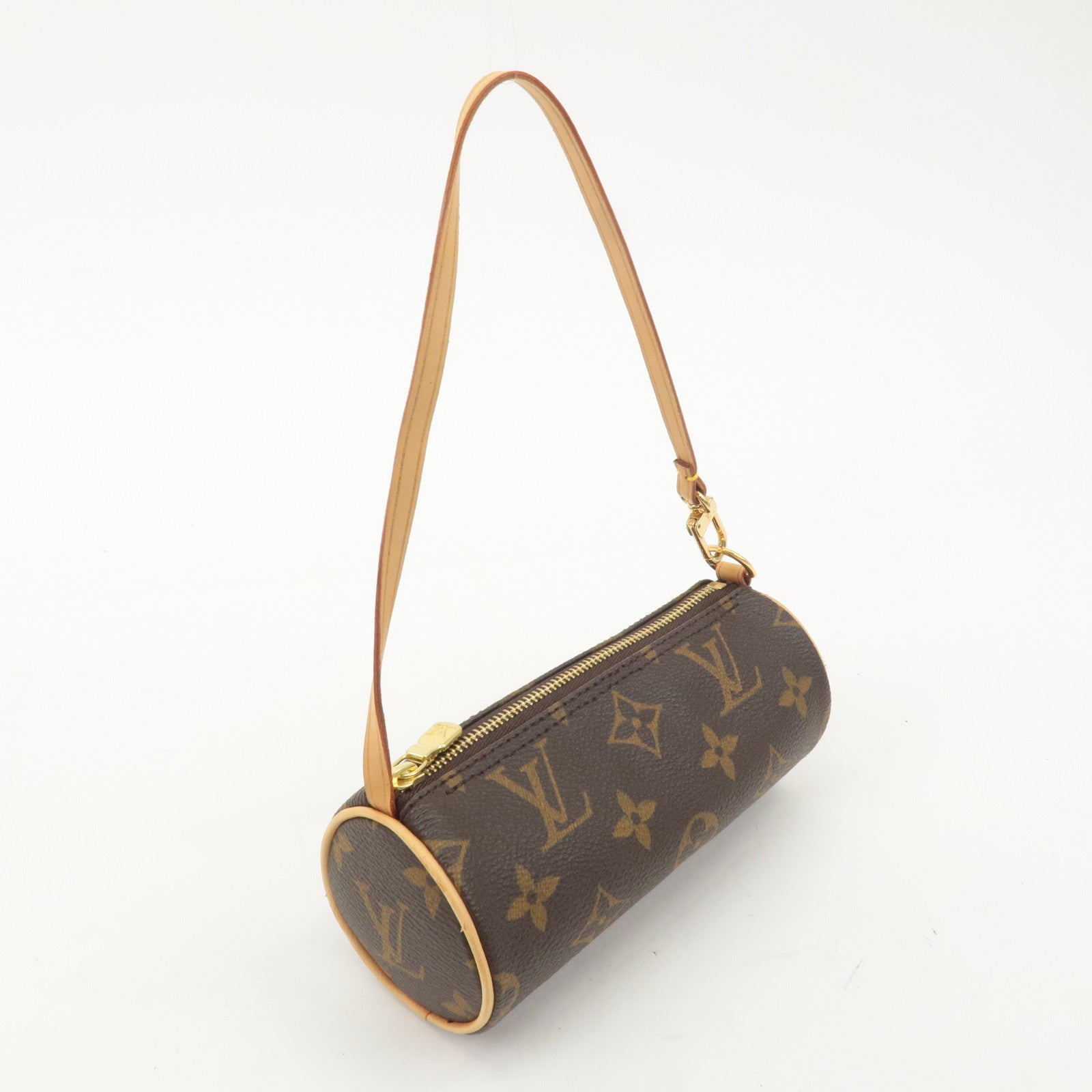 Louis Vuitton Monogram Mini Pouch for Papillon Bag New Style Brown